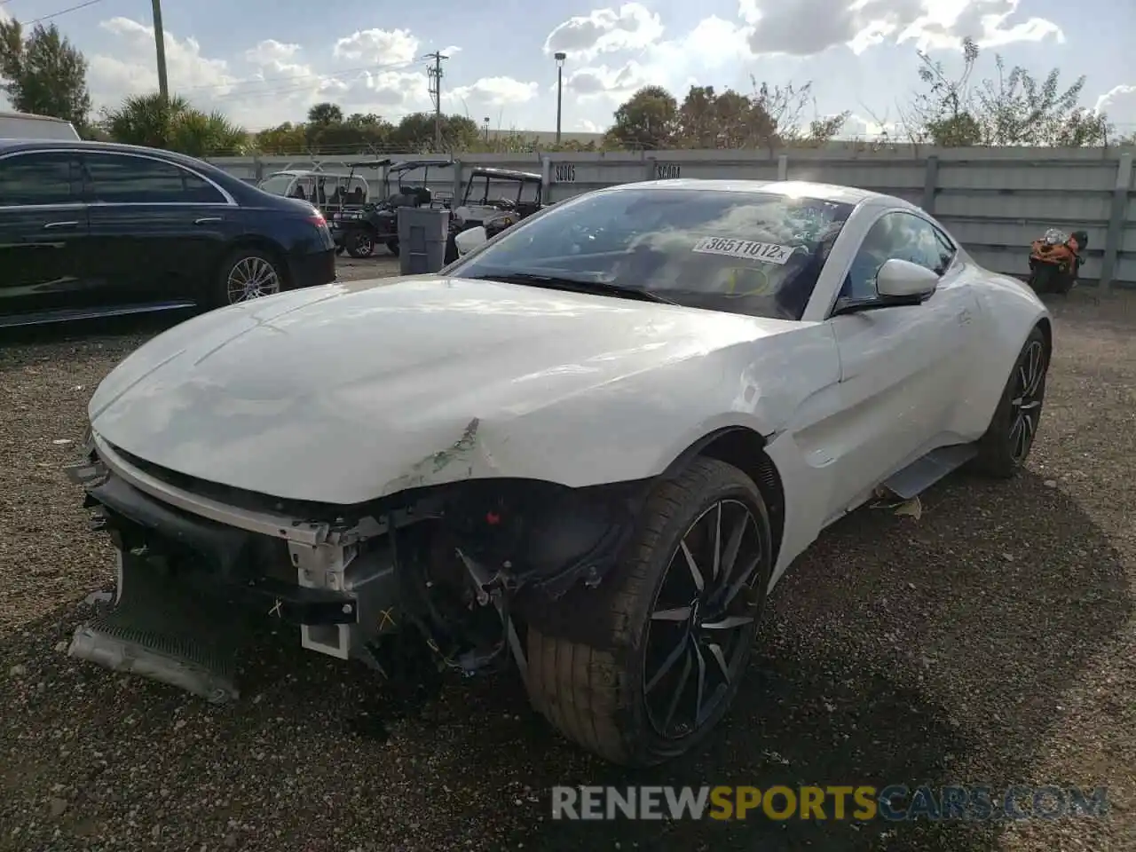 2 Photograph of a damaged car SCFSMGAW1KGN01564 ASTON MARTIN ALL MODELS 2019