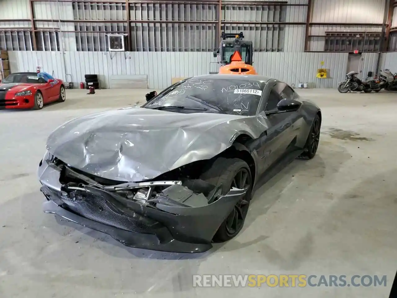 2 Photograph of a damaged car SCFSMGAW5KGN01034 ASTON MARTIN ALL MODELS 2019