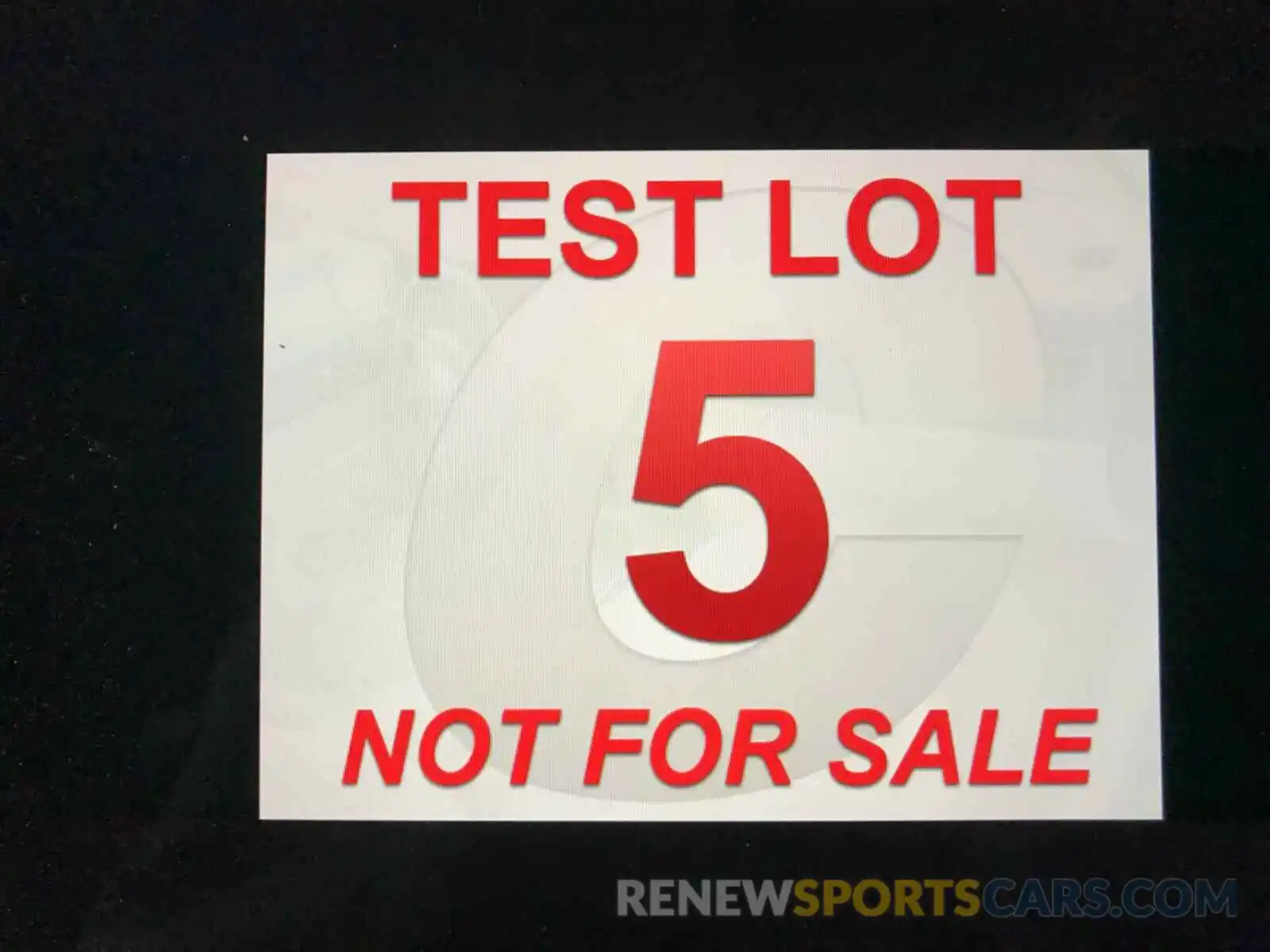 5 Photograph of a damaged car TEST8678665676688 ASTON MARTIN ALL MODELS 2019