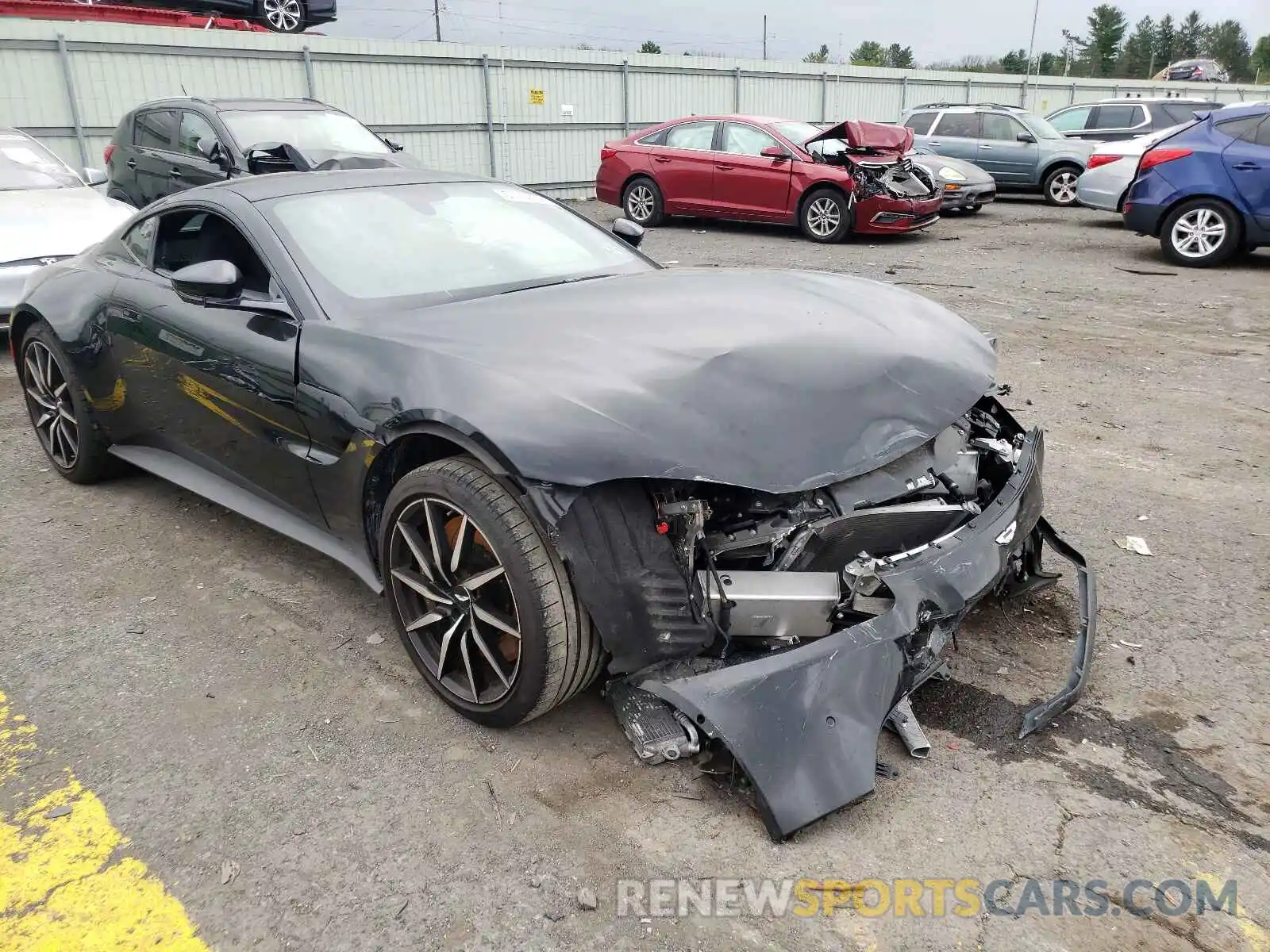 1 Photograph of a damaged car SCFSMGAW7LGN03045 ASTON MARTIN ALL MODELS 2020