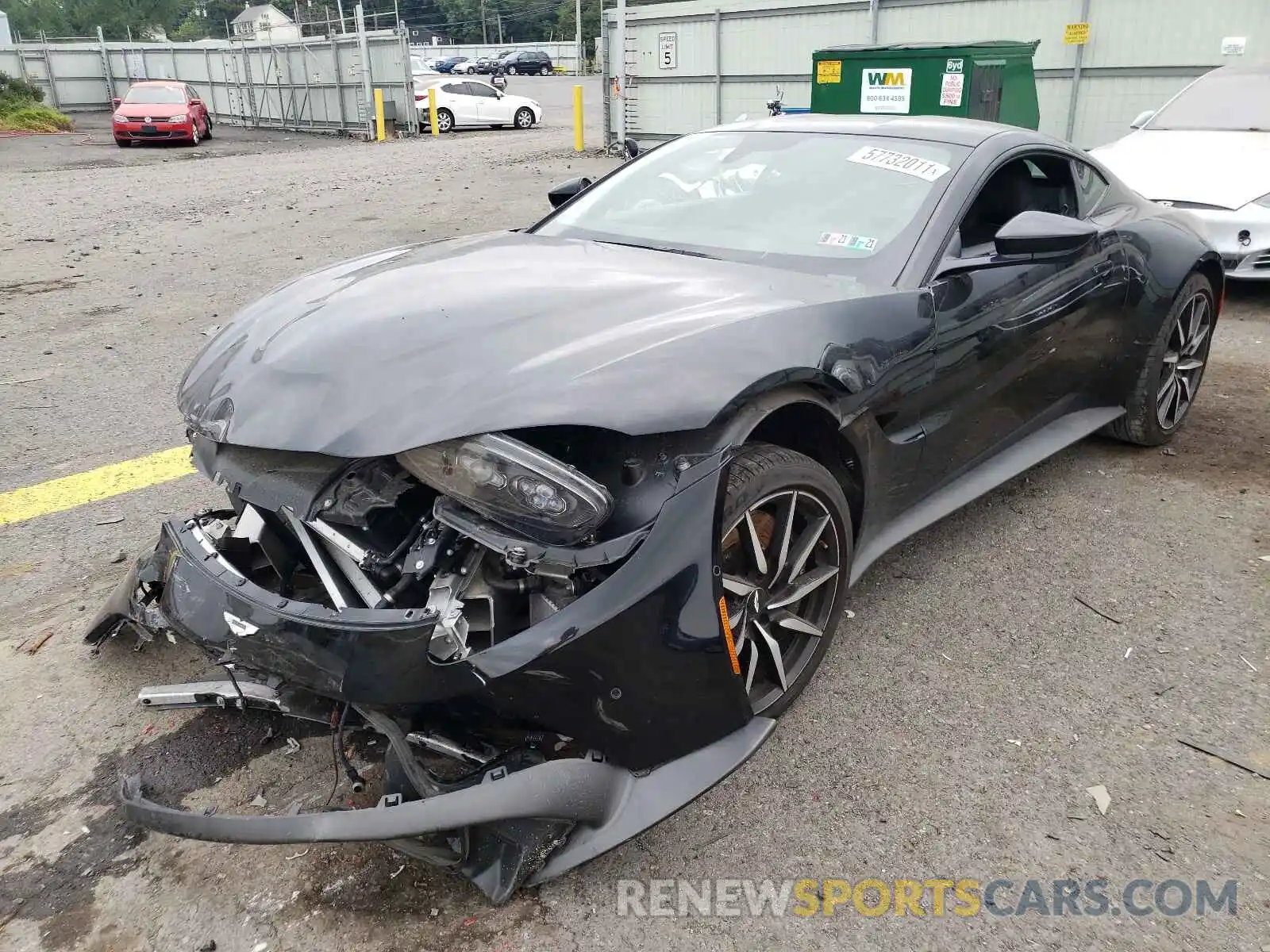 2 Photograph of a damaged car SCFSMGAW7LGN03045 ASTON MARTIN ALL MODELS 2020