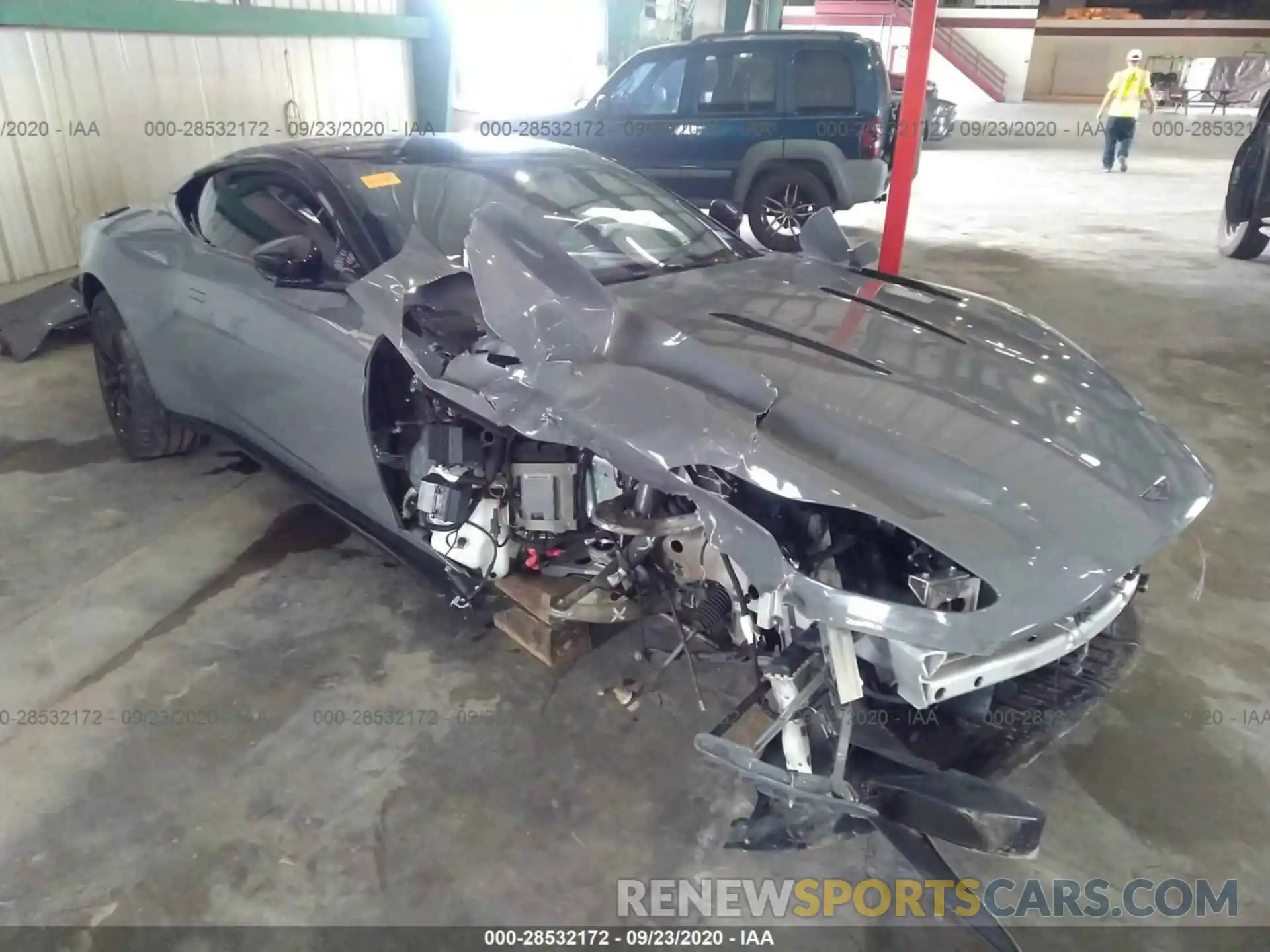 1 Photograph of a damaged car SCFRMFEV2KGL05465 ASTON MARTIN DB11 2019