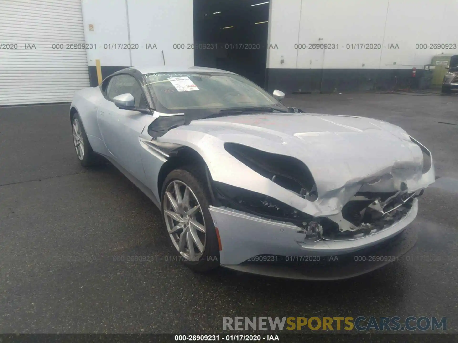 1 Photograph of a damaged car SCFRMFAW4LGL08531 ASTON MARTIN DB11 2020