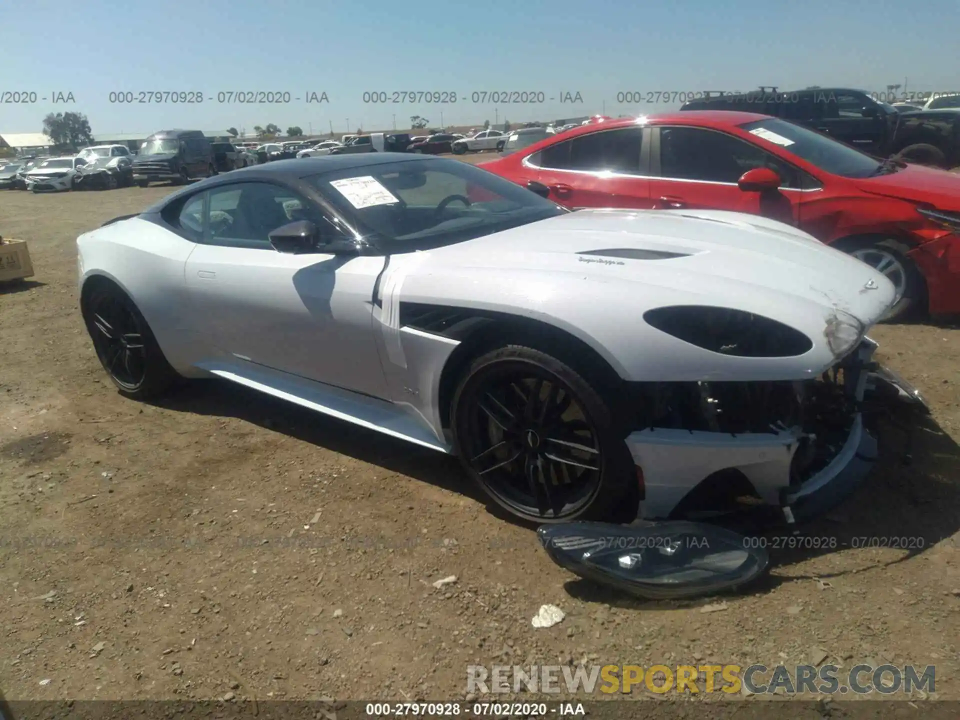 1 Photograph of a damaged car SCFRMHAV7KGR00104 ASTON MARTIN DBS 2019