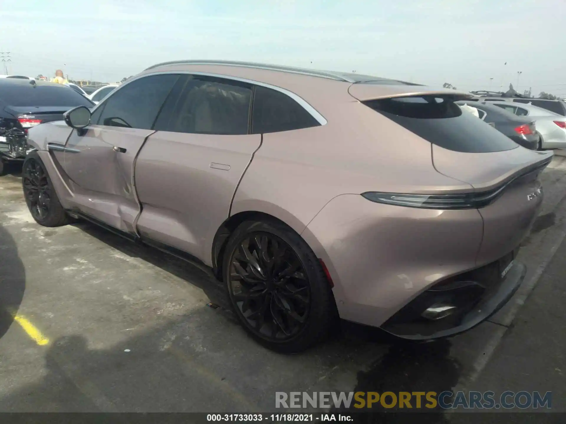 3 Фотография поврежденного автомобиля SCFVUJAW4MTV01577 ASTON MARTIN DBX 2021