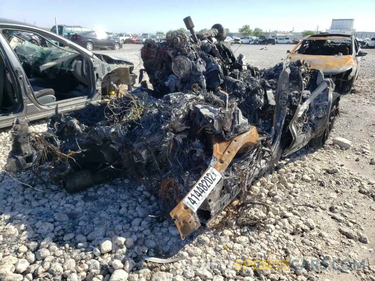 2 Photograph of a damaged car SCFVUJAW8MTV01517 ASTON MARTIN DBX 2021