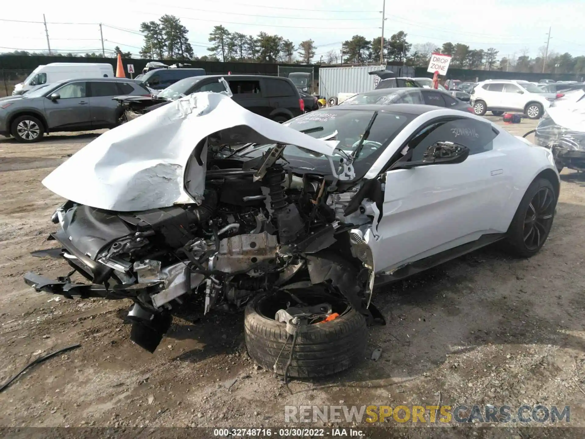 2 Photograph of a damaged car SCFSMGAW2KGN01962 ASTON MARTIN VANTAGE 2019