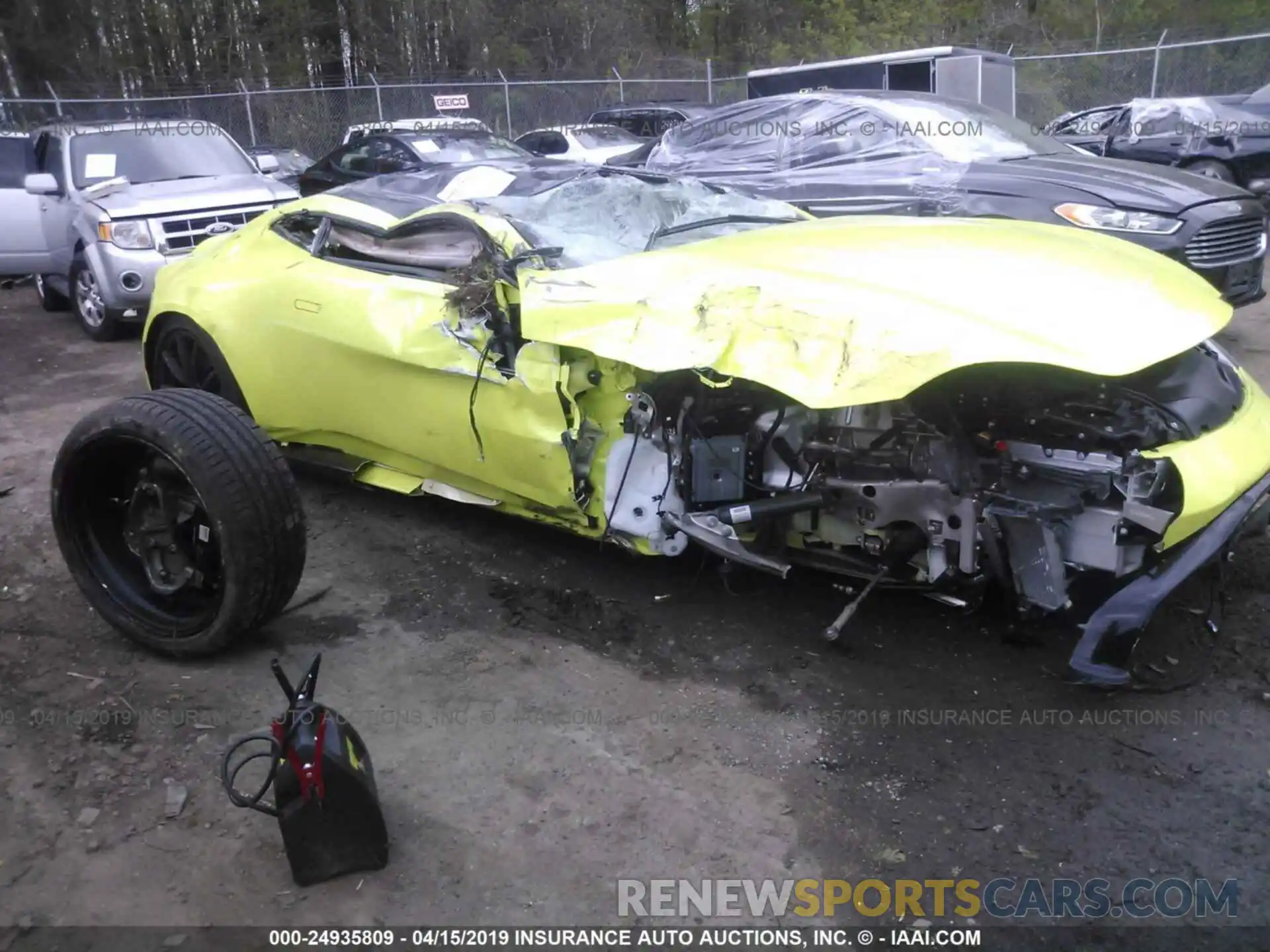 1 Photograph of a damaged car SCFSMGAW3KGN01677 ASTON MARTIN VANTAGE 2019