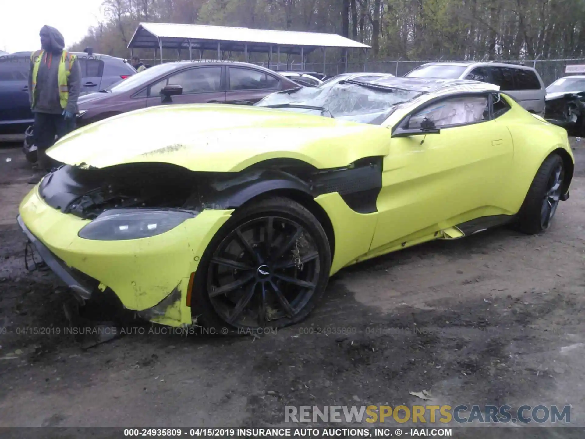 2 Photograph of a damaged car SCFSMGAW3KGN01677 ASTON MARTIN VANTAGE 2019