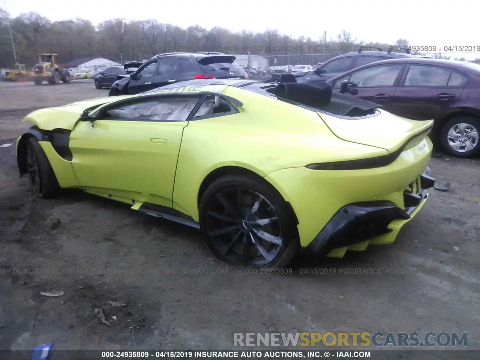 3 Photograph of a damaged car SCFSMGAW3KGN01677 ASTON MARTIN VANTAGE 2019