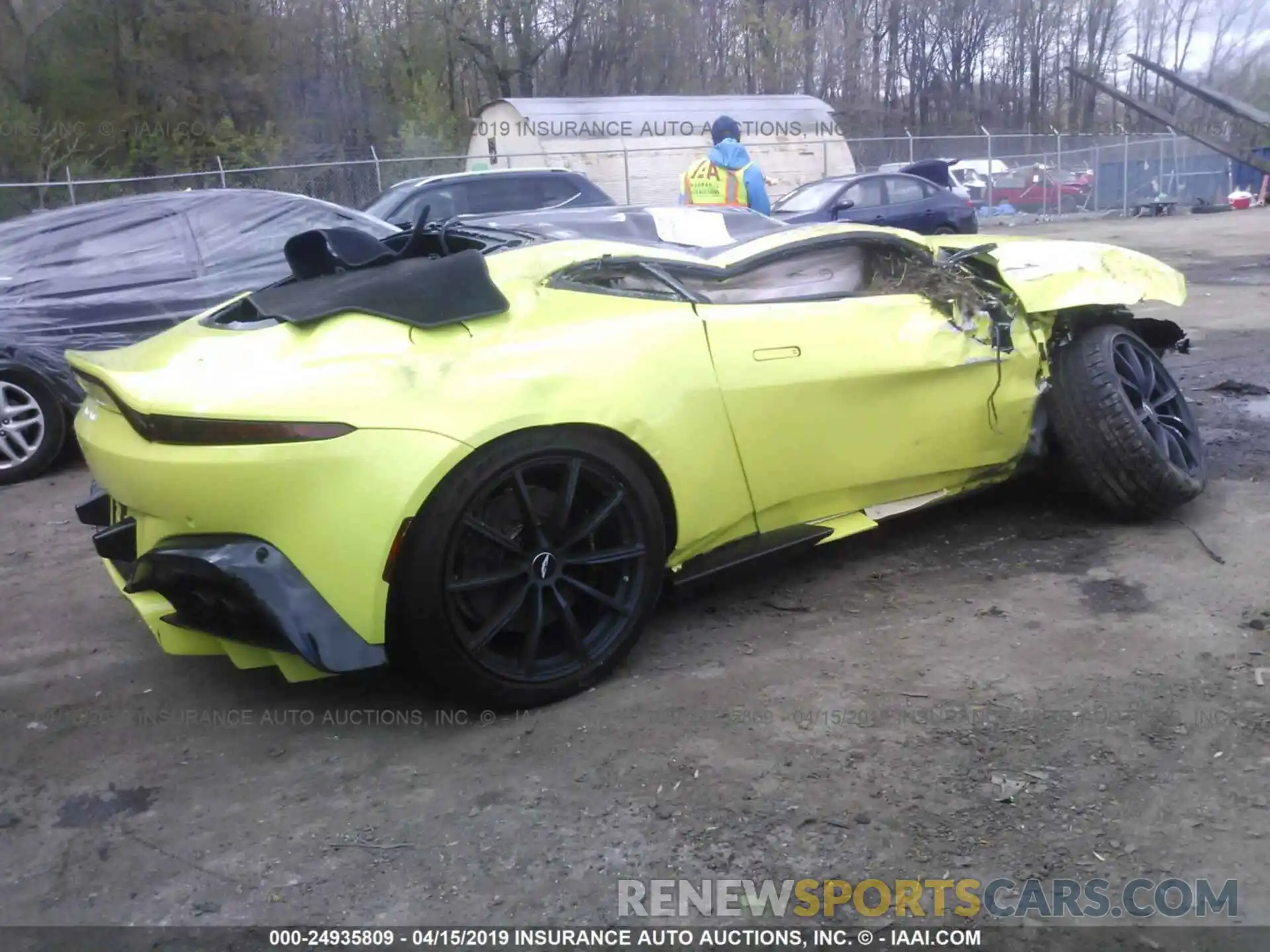 4 Photograph of a damaged car SCFSMGAW3KGN01677 ASTON MARTIN VANTAGE 2019