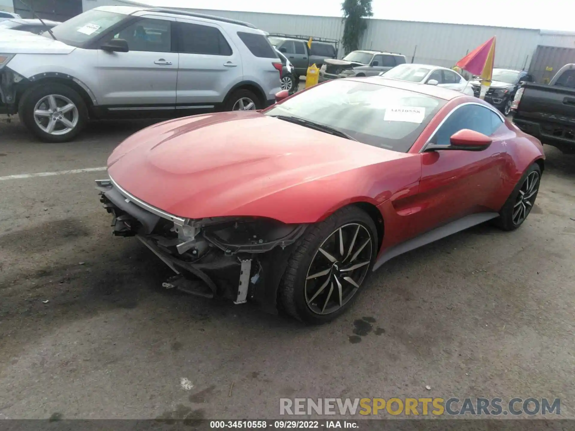 2 Photograph of a damaged car SCFSMGAW6LGN04882 ASTON MARTIN VANTAGE 2020