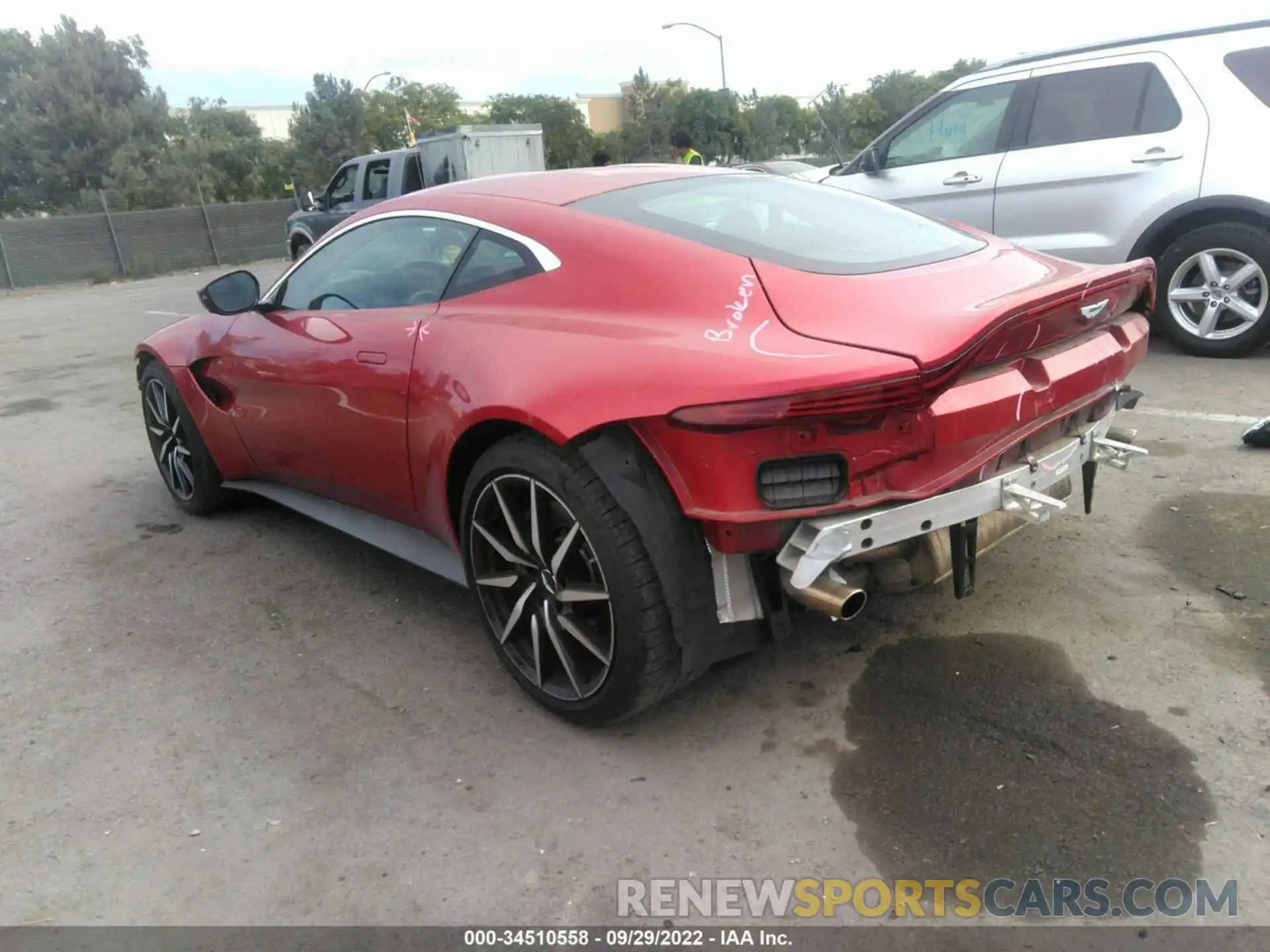 3 Photograph of a damaged car SCFSMGAW6LGN04882 ASTON MARTIN VANTAGE 2020