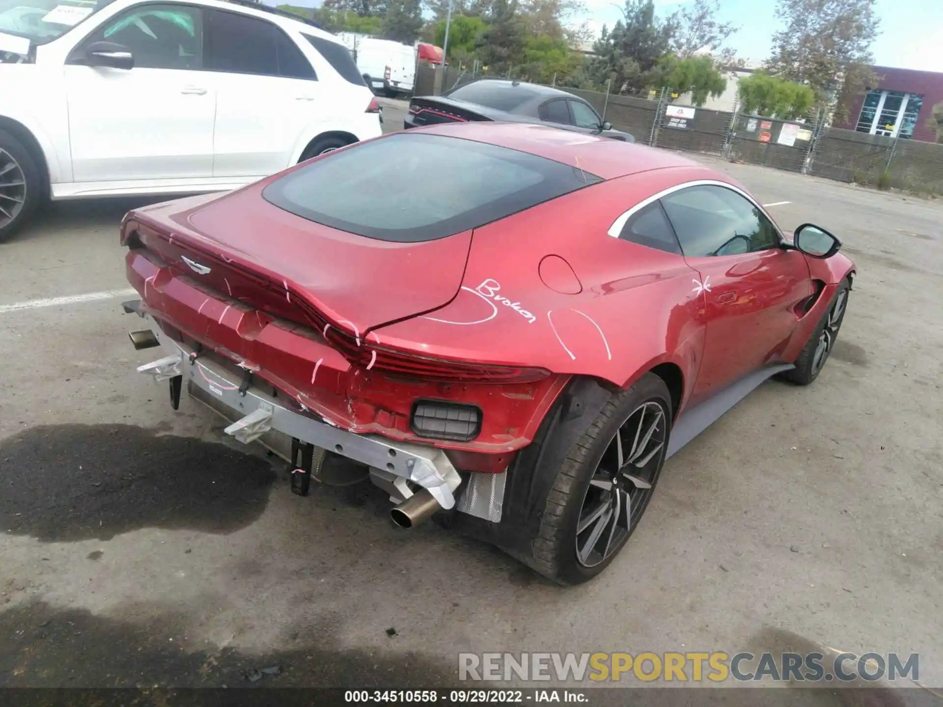 4 Photograph of a damaged car SCFSMGAW6LGN04882 ASTON MARTIN VANTAGE 2020