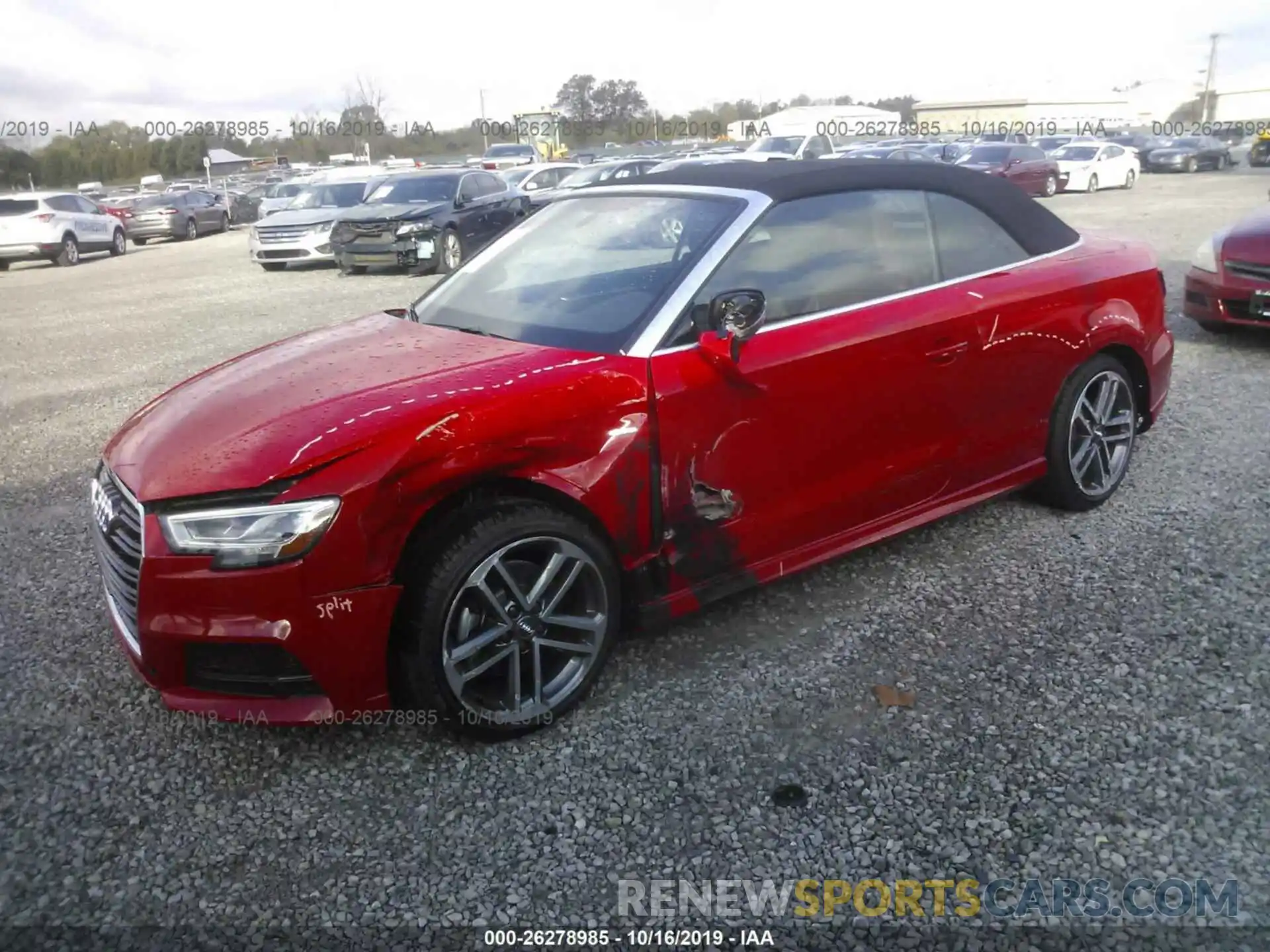 2 Photograph of a damaged car WAU5ULFF3K1030708 AUDI A3 2019