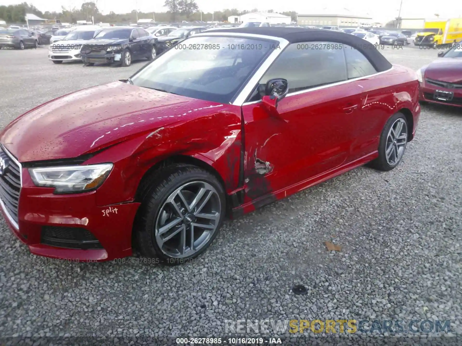 6 Photograph of a damaged car WAU5ULFF3K1030708 AUDI A3 2019