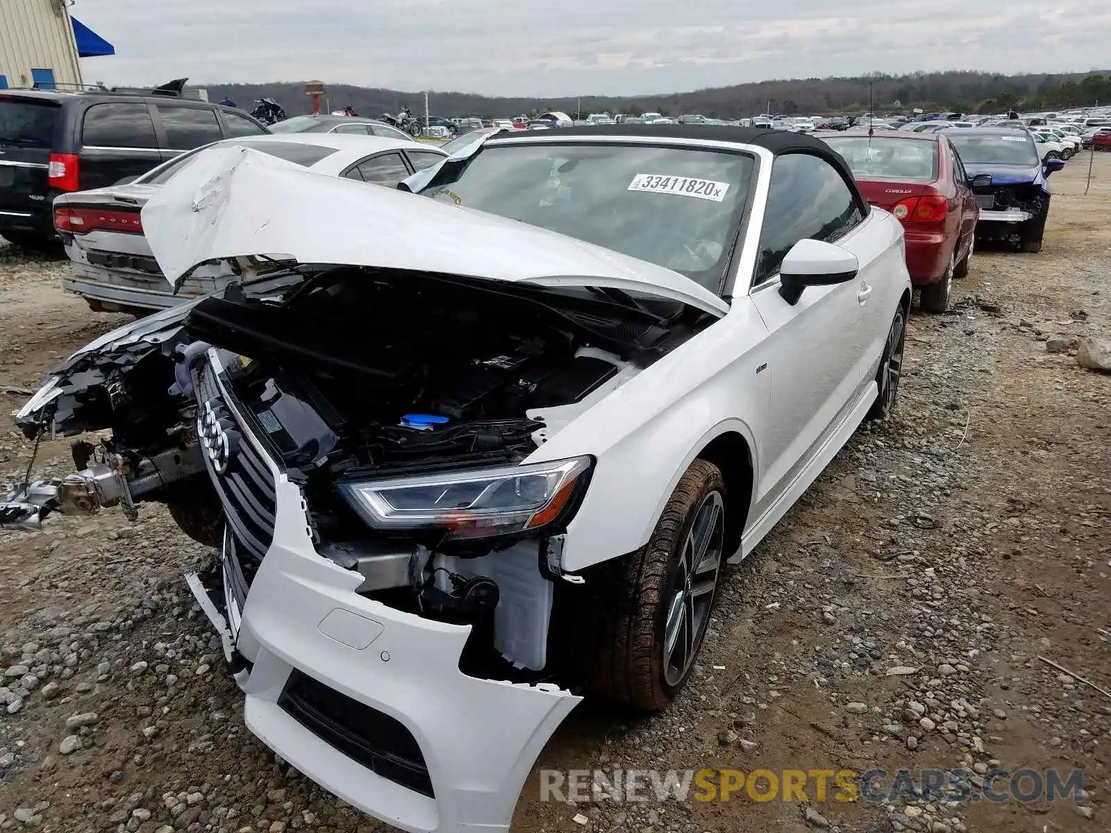 2 Photograph of a damaged car WAU5ULFF5K1032363 AUDI A3 2019