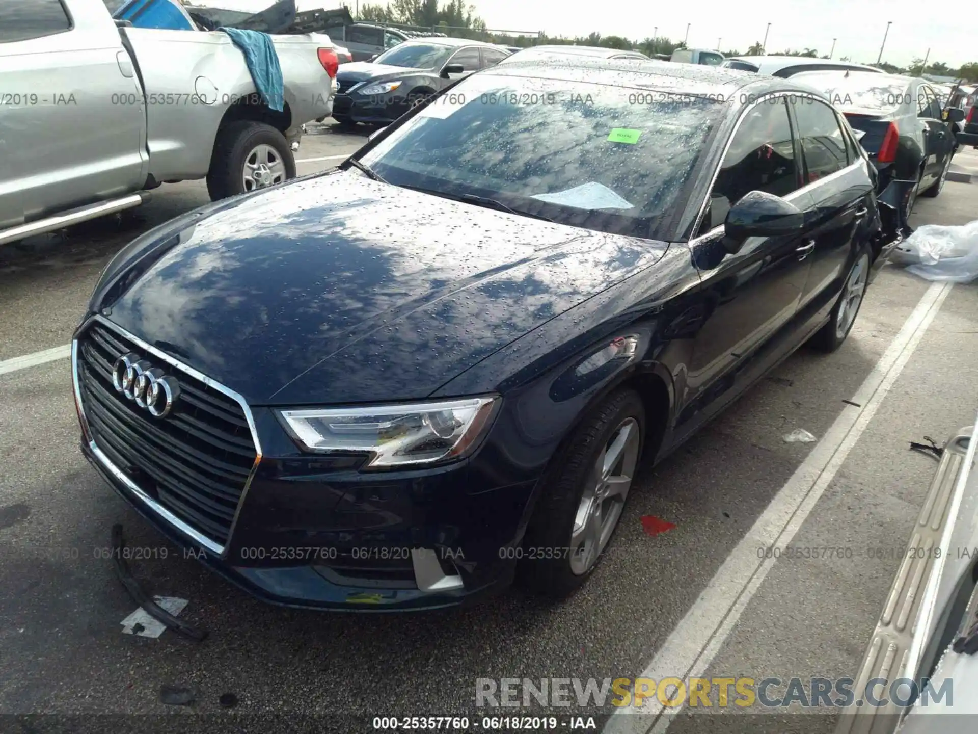 2 Photograph of a damaged car WAUAUGFF0K1009398 AUDI A3 2019