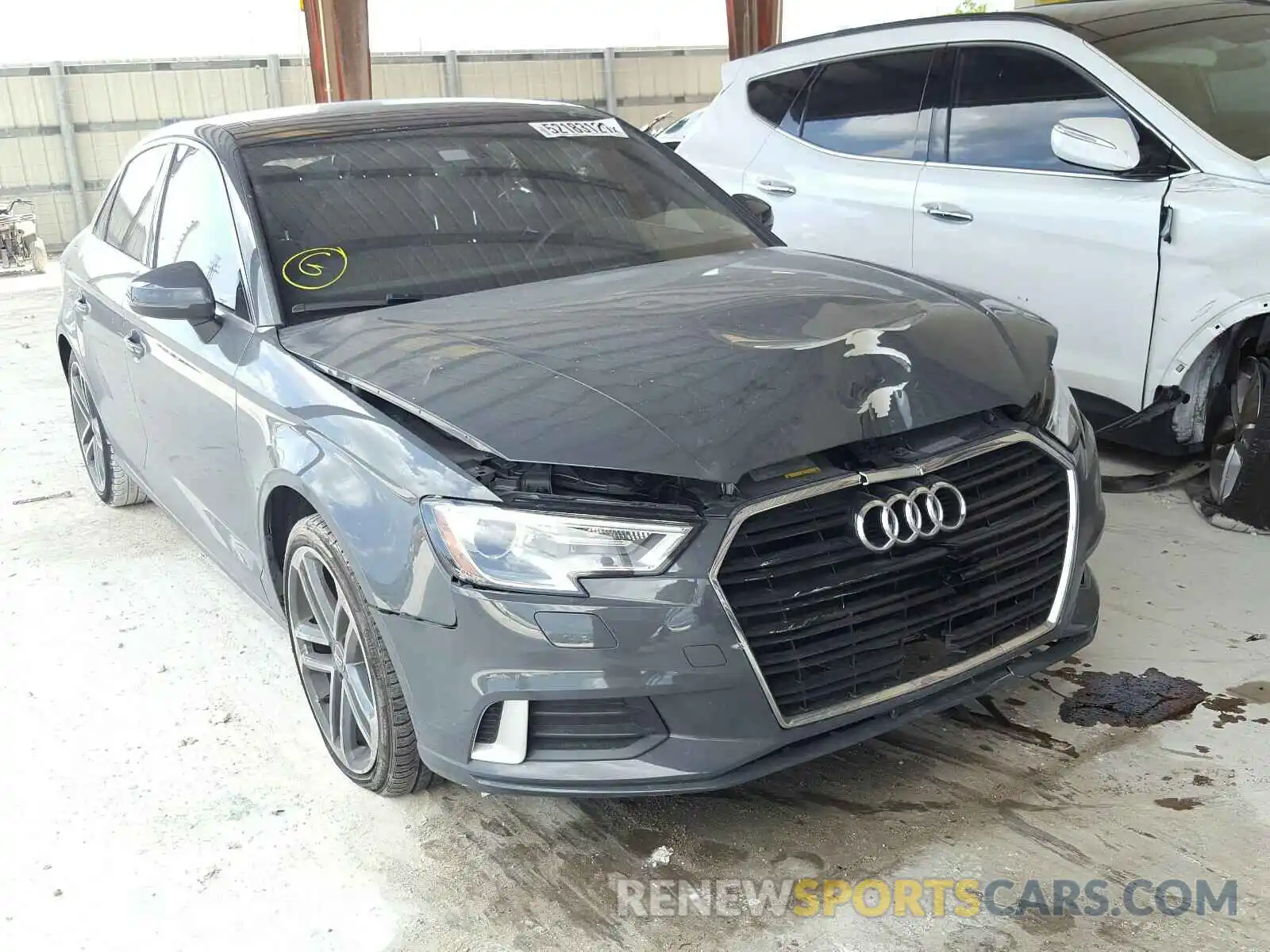 1 Photograph of a damaged car WAUAUGFF0K1010521 AUDI A3 2019