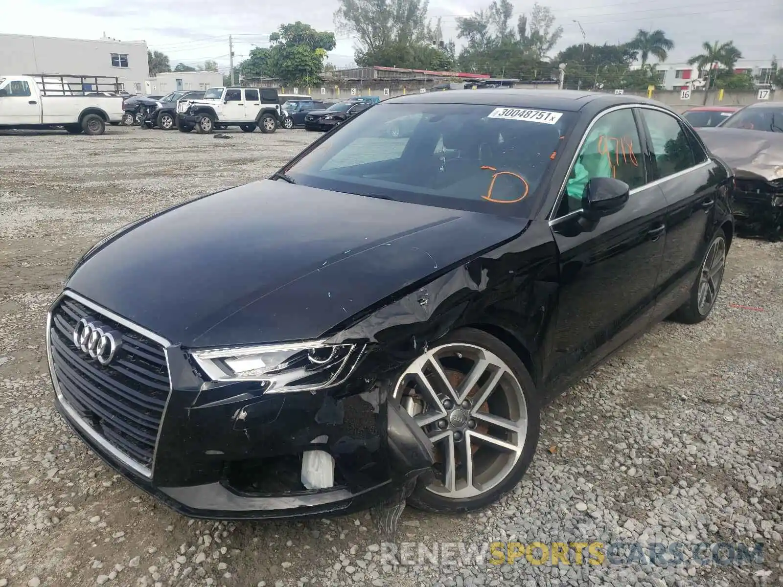 2 Photograph of a damaged car WAUAUGFF0K1028775 AUDI A3 2019