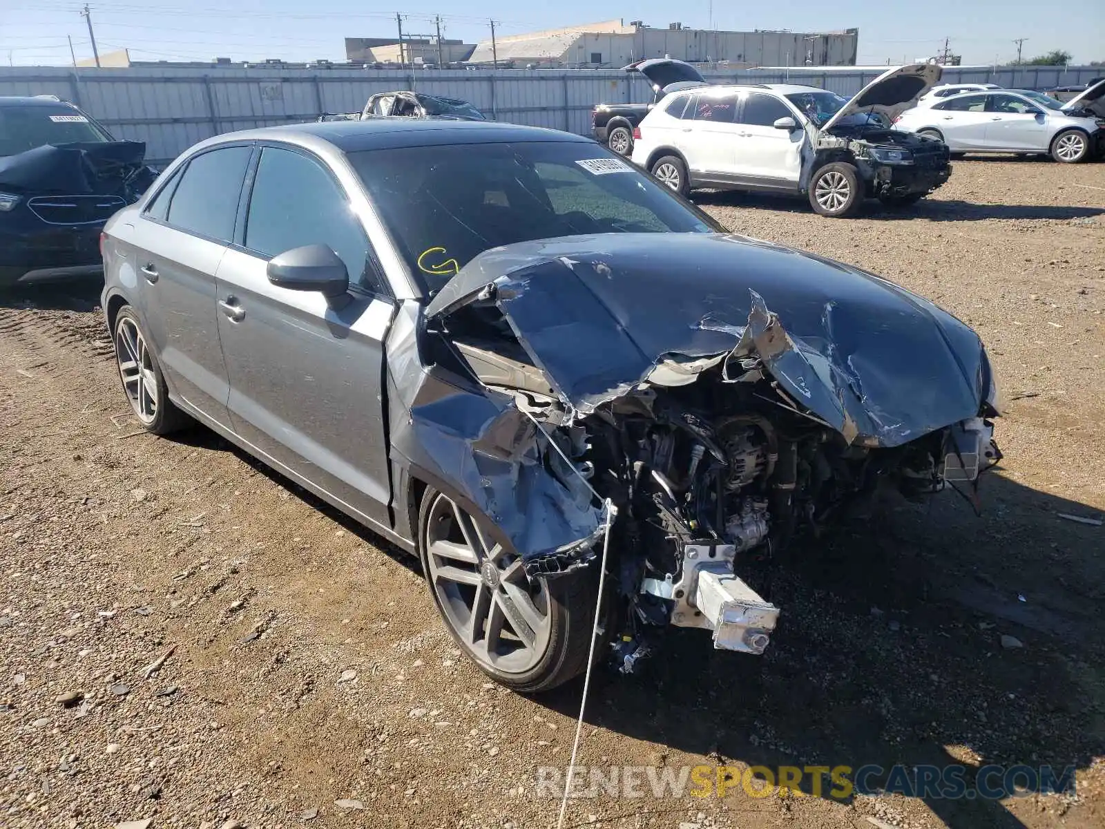 1 Photograph of a damaged car WAUAUGFF0KA107234 AUDI A3 2019