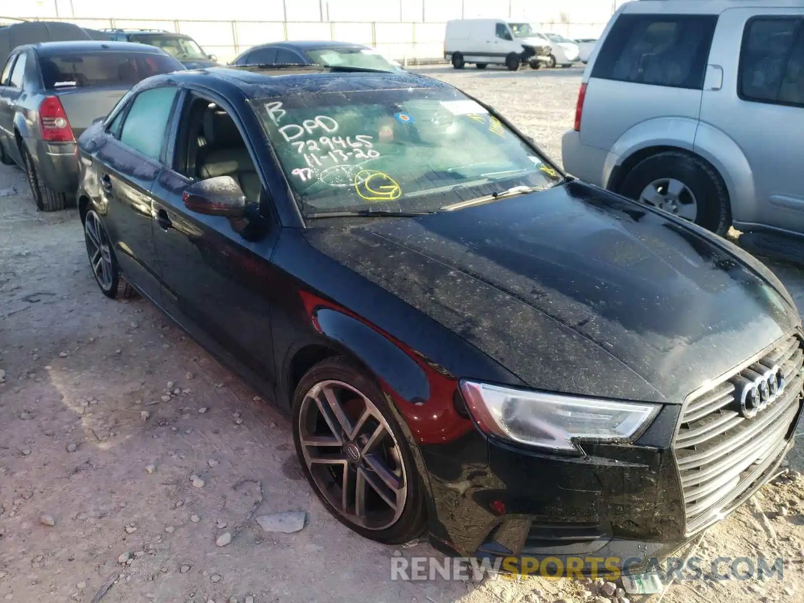 1 Photograph of a damaged car WAUAUGFF0KA110960 AUDI A3 2019