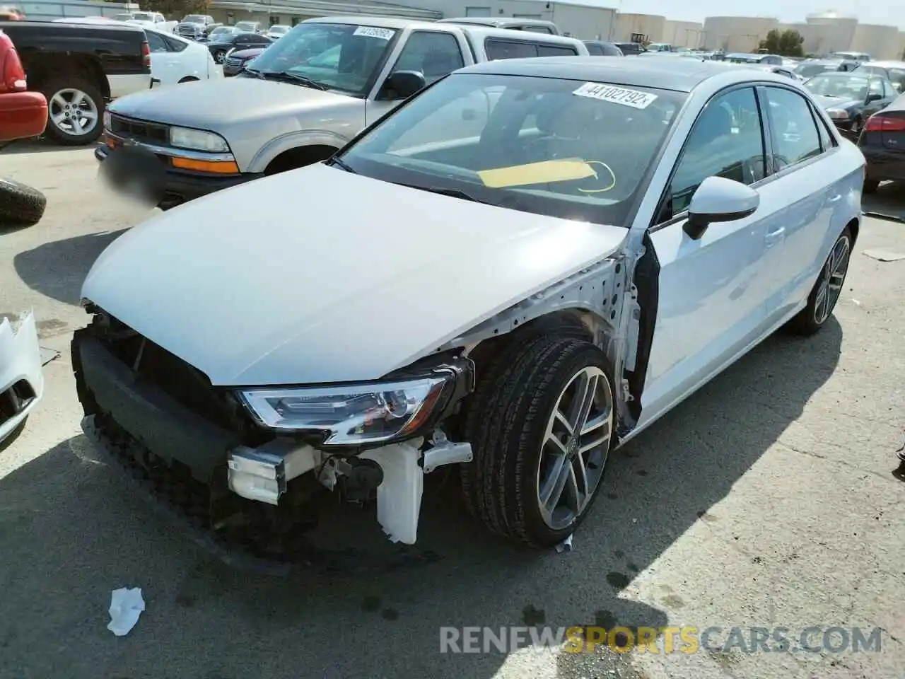 2 Photograph of a damaged car WAUAUGFF0KA119531 AUDI A3 2019