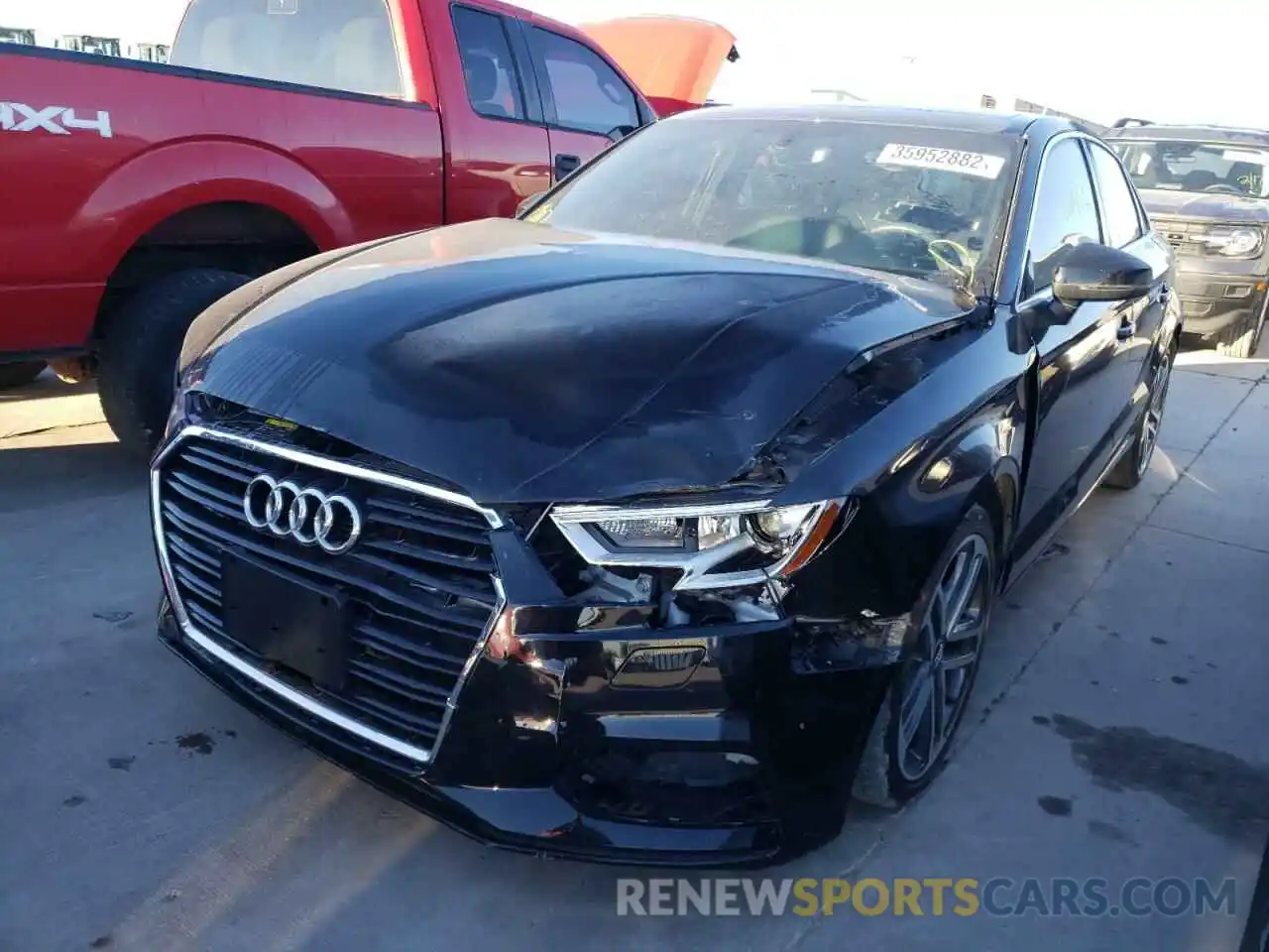 2 Photograph of a damaged car WAUAUGFF1K1010978 AUDI A3 2019