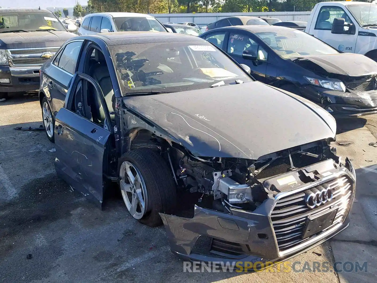 1 Photograph of a damaged car WAUAUGFF2K1010794 AUDI A3 2019