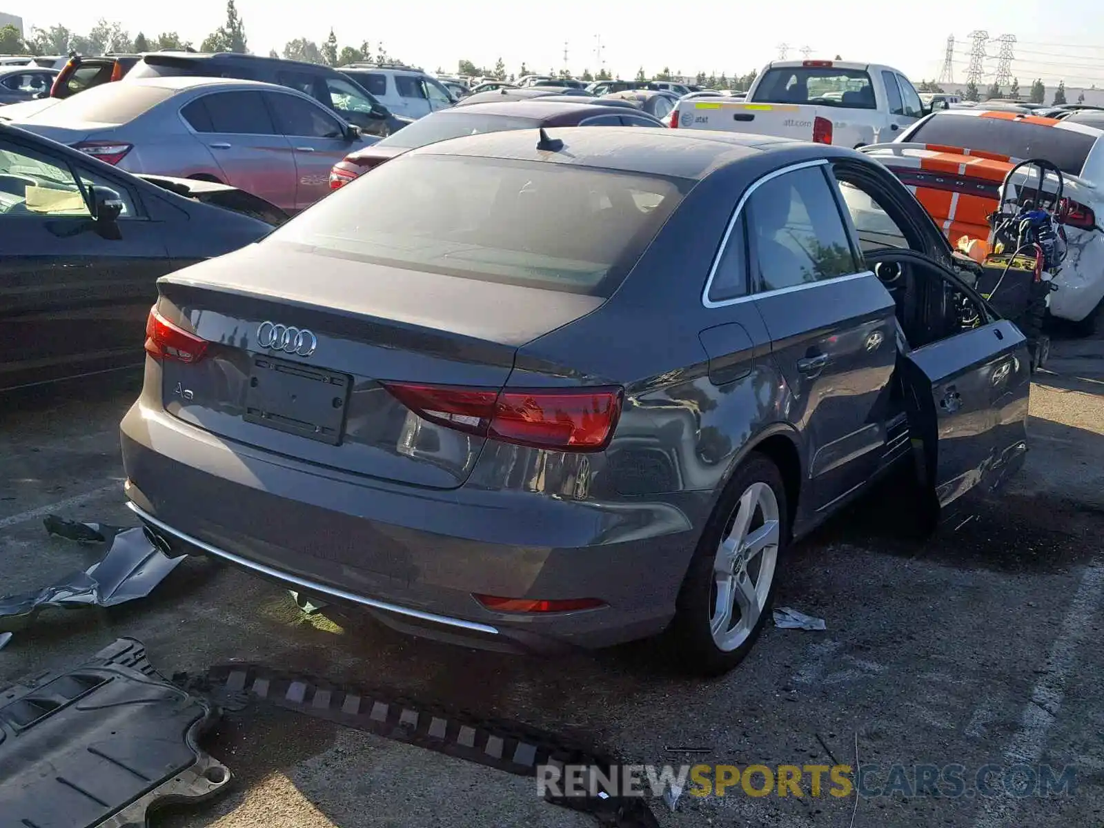 4 Photograph of a damaged car WAUAUGFF2K1010794 AUDI A3 2019