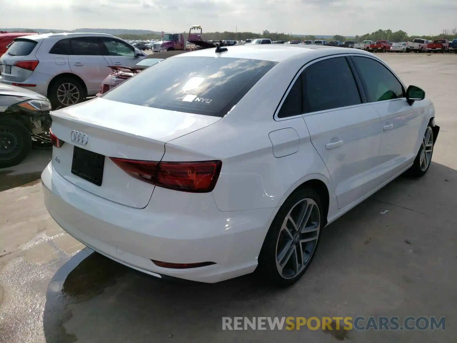 4 Photograph of a damaged car WAUAUGFF2K1011072 AUDI A3 2019