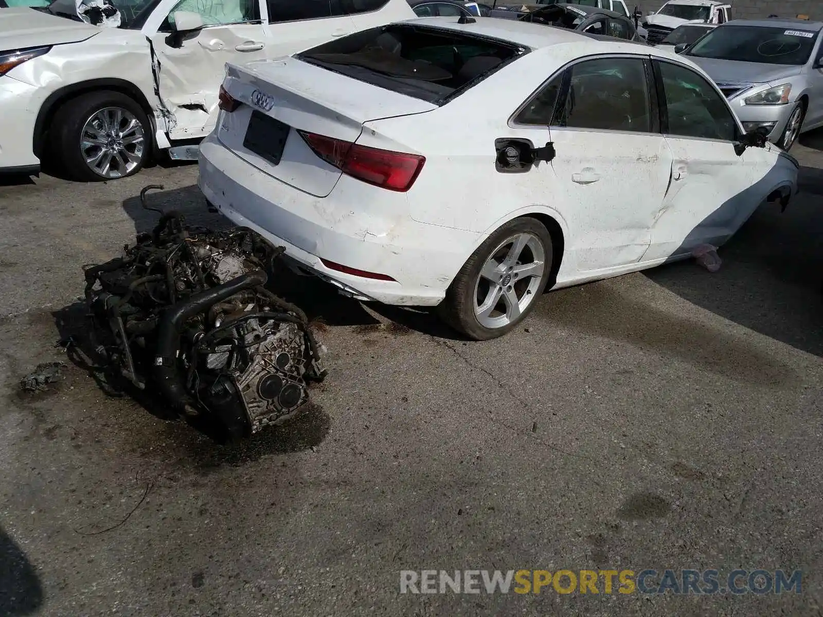 4 Photograph of a damaged car WAUAUGFF2K1024839 AUDI A3 2019