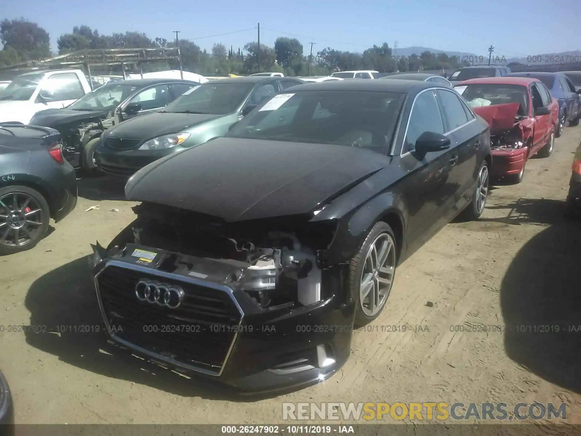 2 Photograph of a damaged car WAUAUGFF2K1026767 AUDI A3 2019