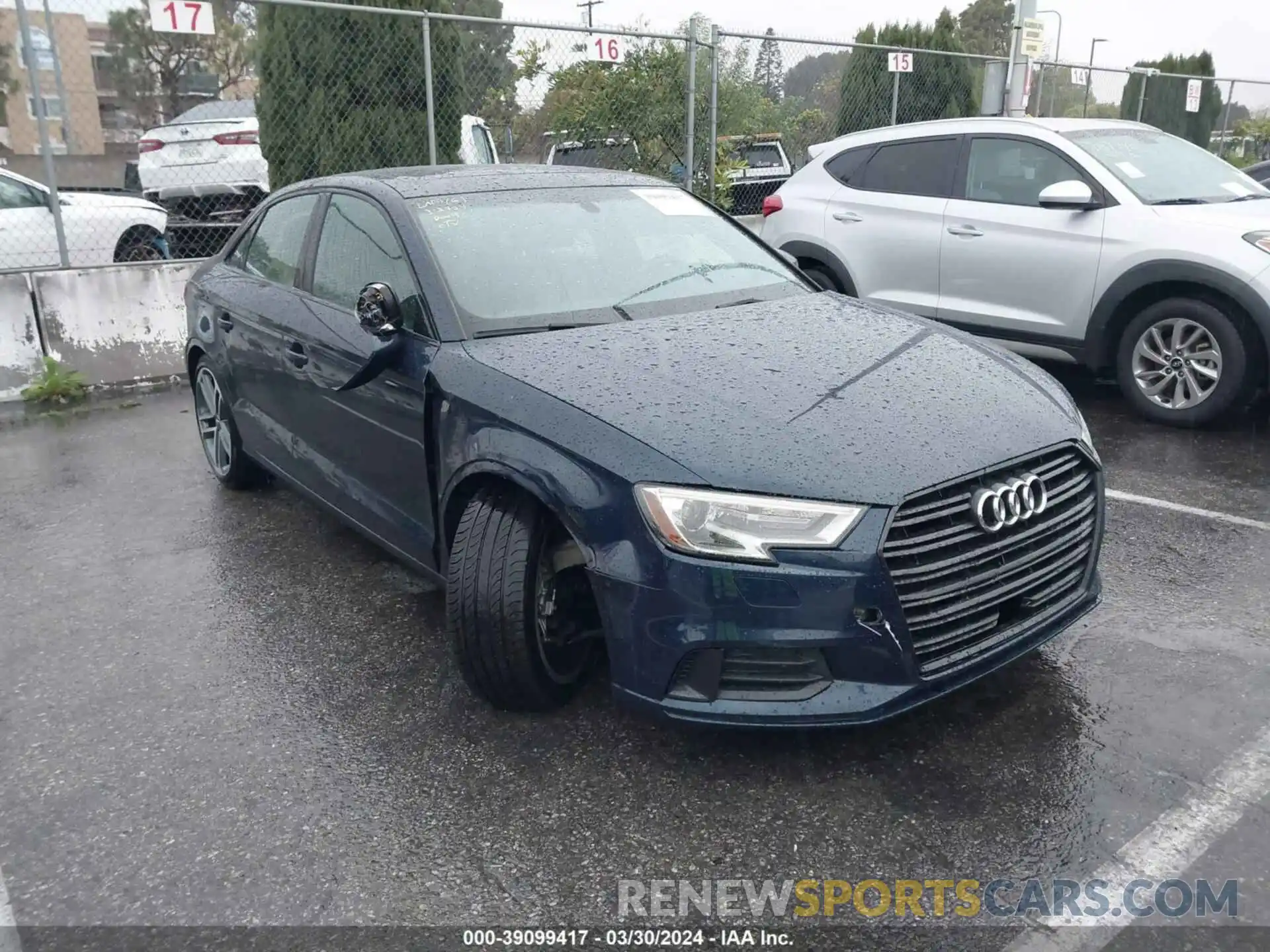 1 Photograph of a damaged car WAUAUGFF2KA093966 AUDI A3 2019