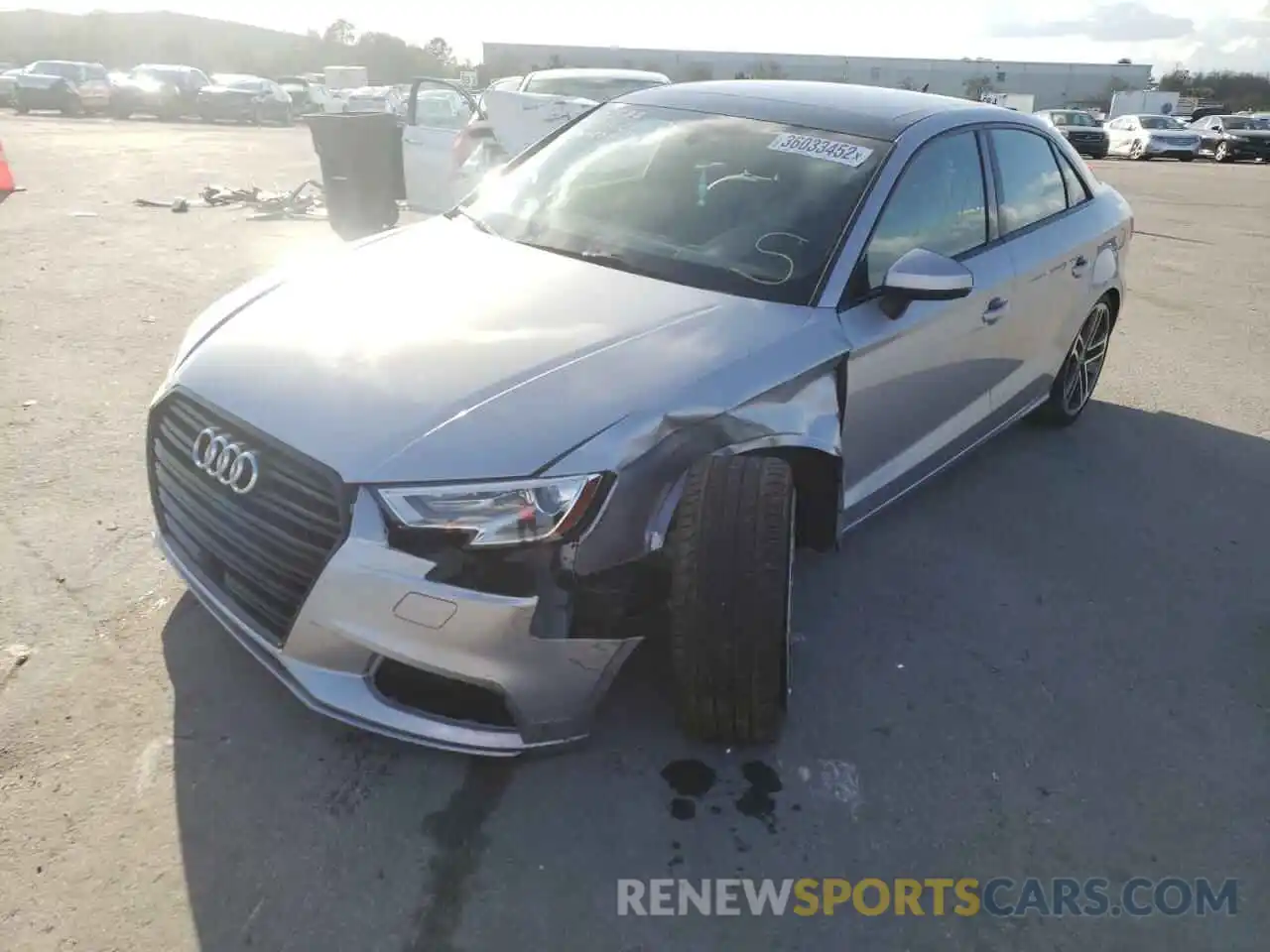 2 Photograph of a damaged car WAUAUGFF2KA119191 AUDI A3 2019