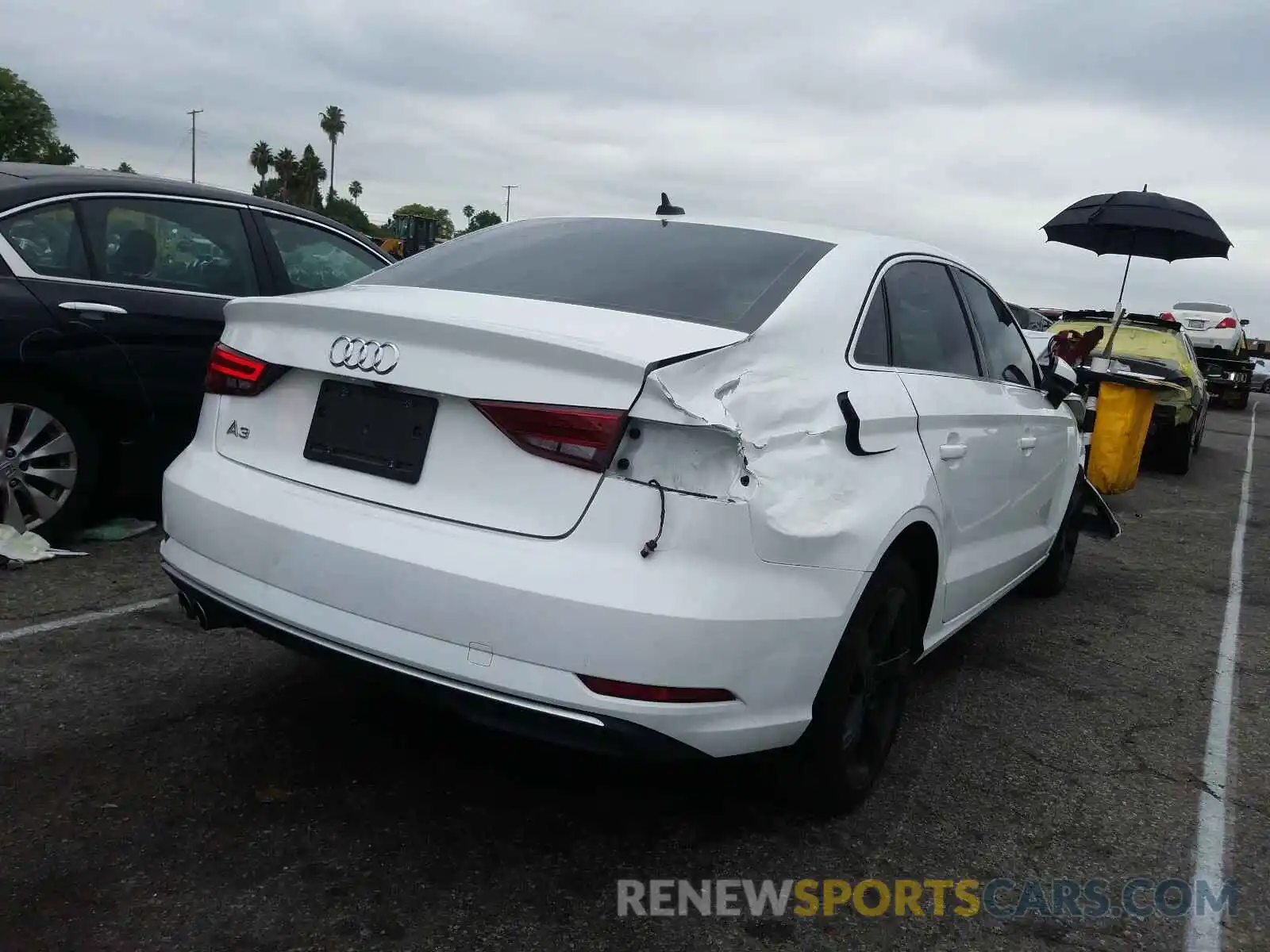 4 Photograph of a damaged car WAUAUGFF3K1010917 AUDI A3 2019