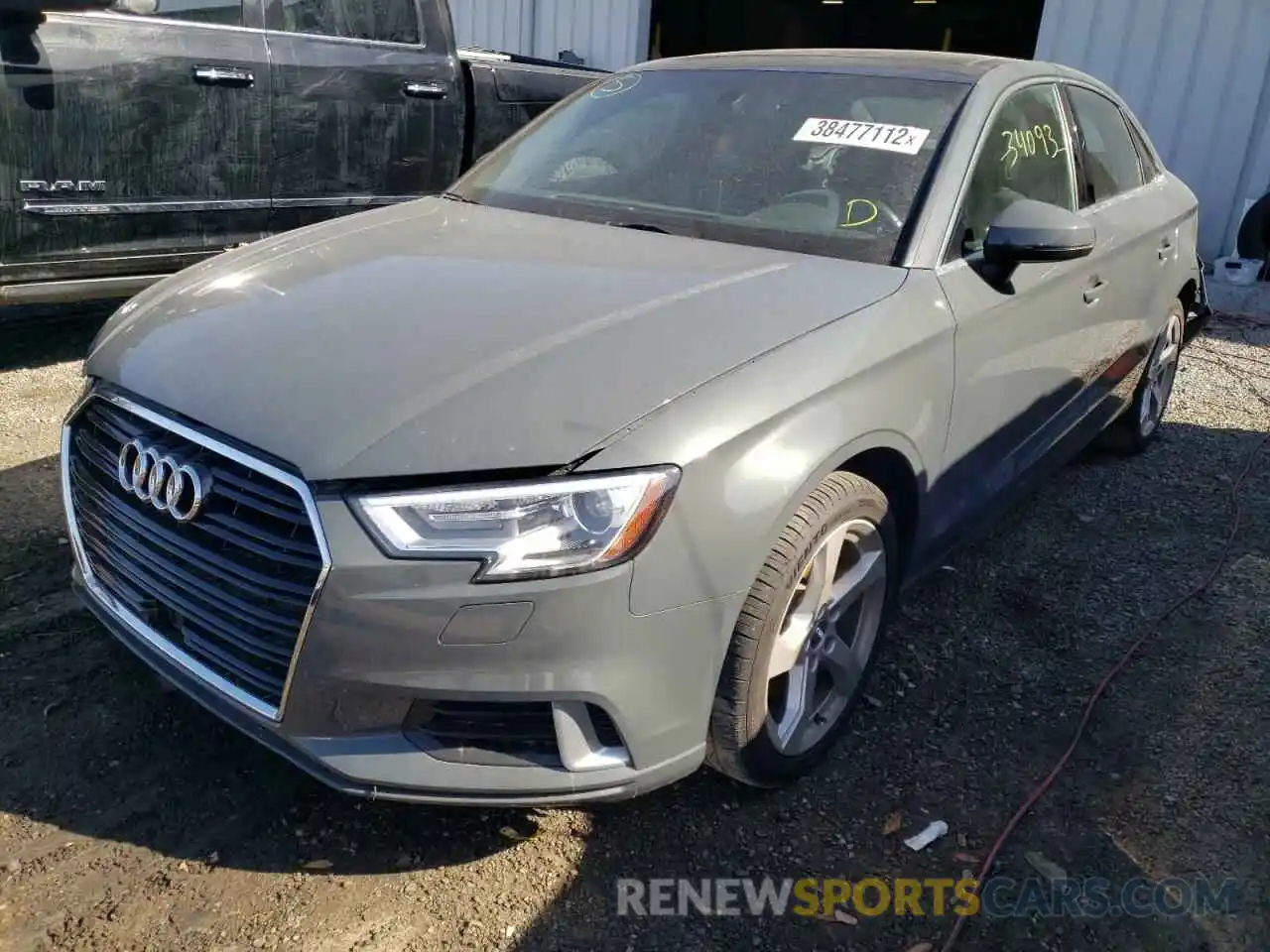 2 Photograph of a damaged car WAUAUGFF3K1011825 AUDI A3 2019