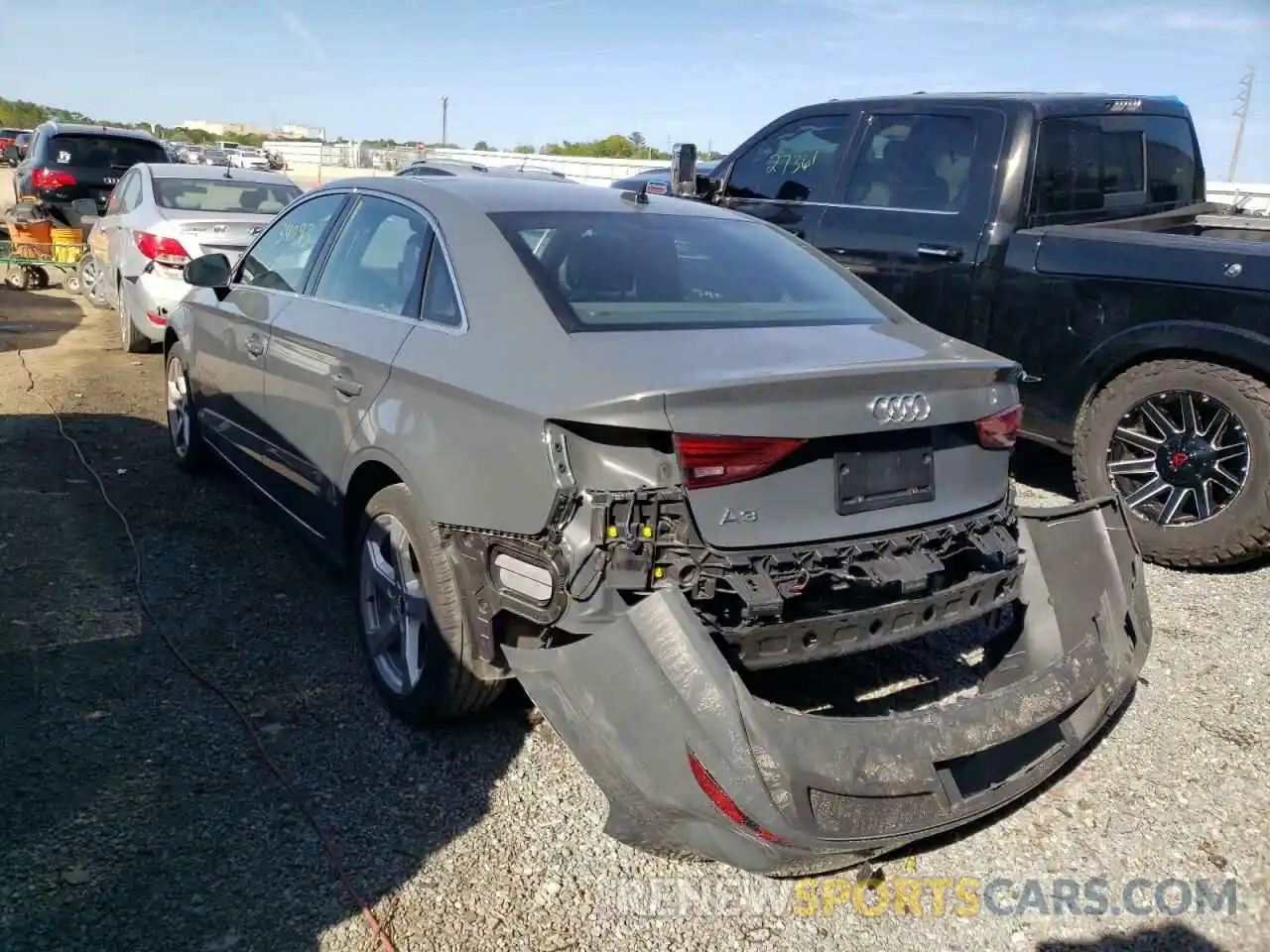 3 Photograph of a damaged car WAUAUGFF3K1011825 AUDI A3 2019