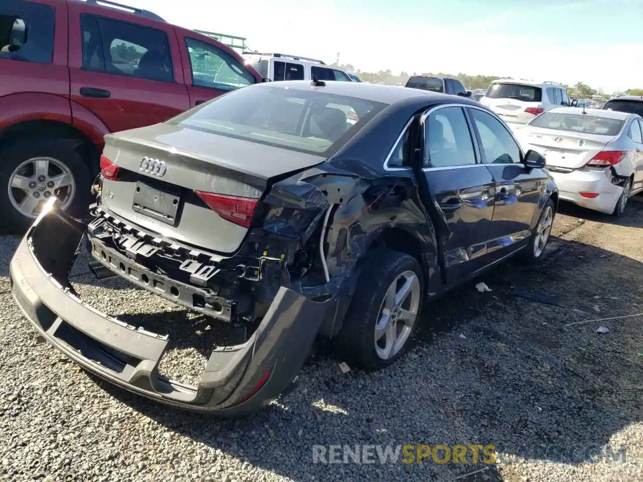 4 Photograph of a damaged car WAUAUGFF3K1011825 AUDI A3 2019