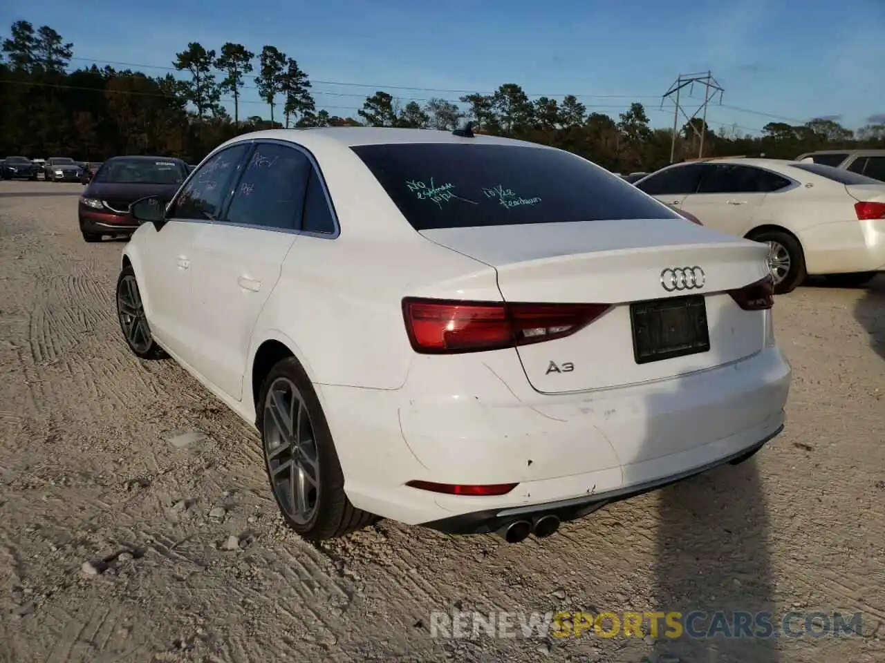 3 Photograph of a damaged car WAUAUGFF3K1012845 AUDI A3 2019