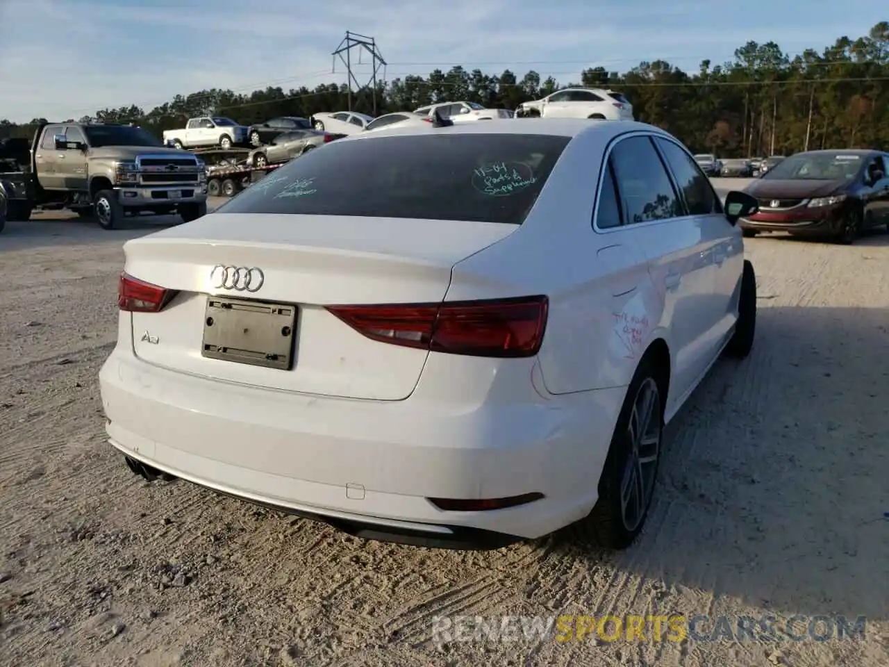 4 Photograph of a damaged car WAUAUGFF3K1012845 AUDI A3 2019