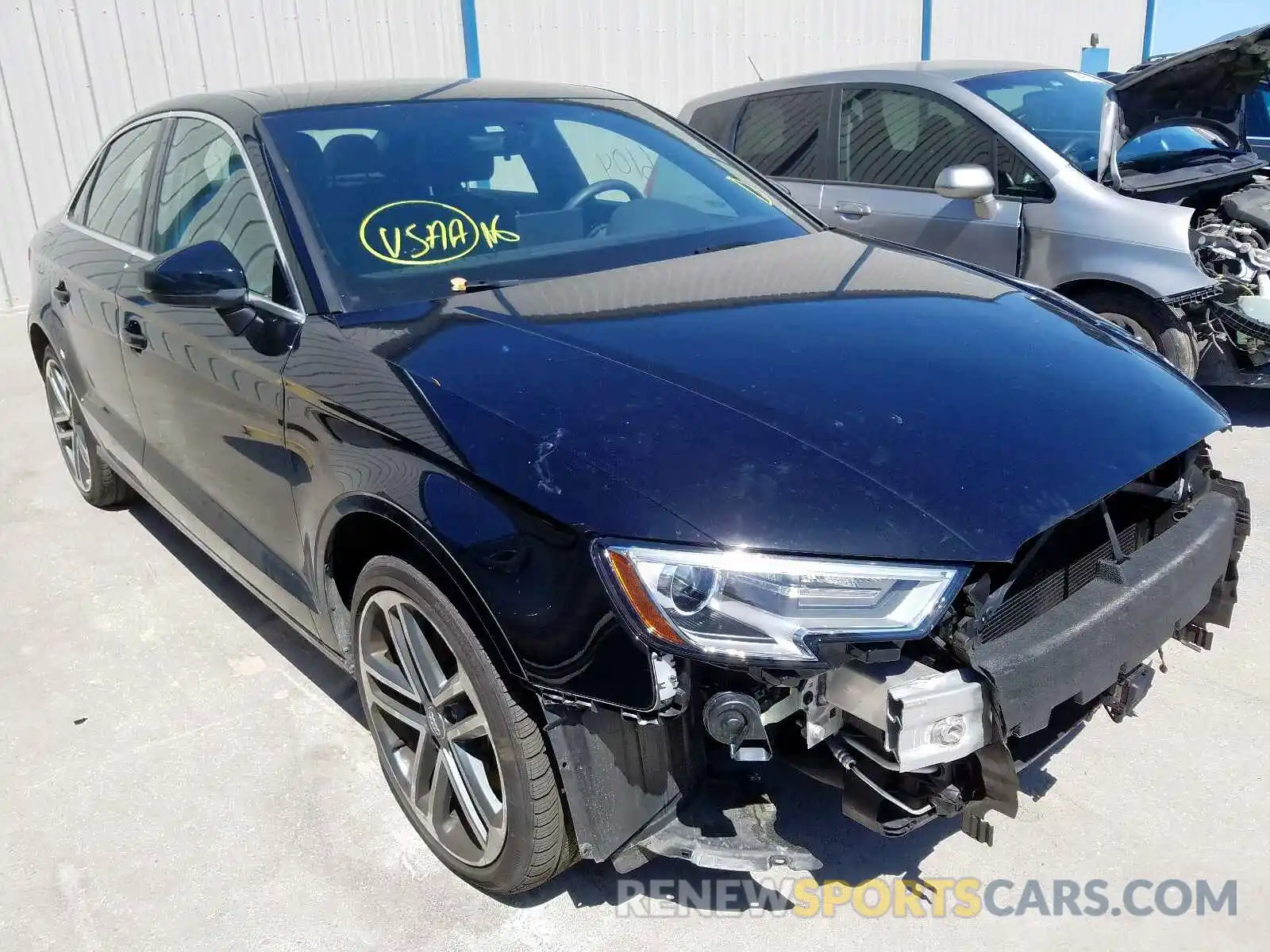 1 Photograph of a damaged car WAUAUGFF3K1014014 AUDI A3 2019