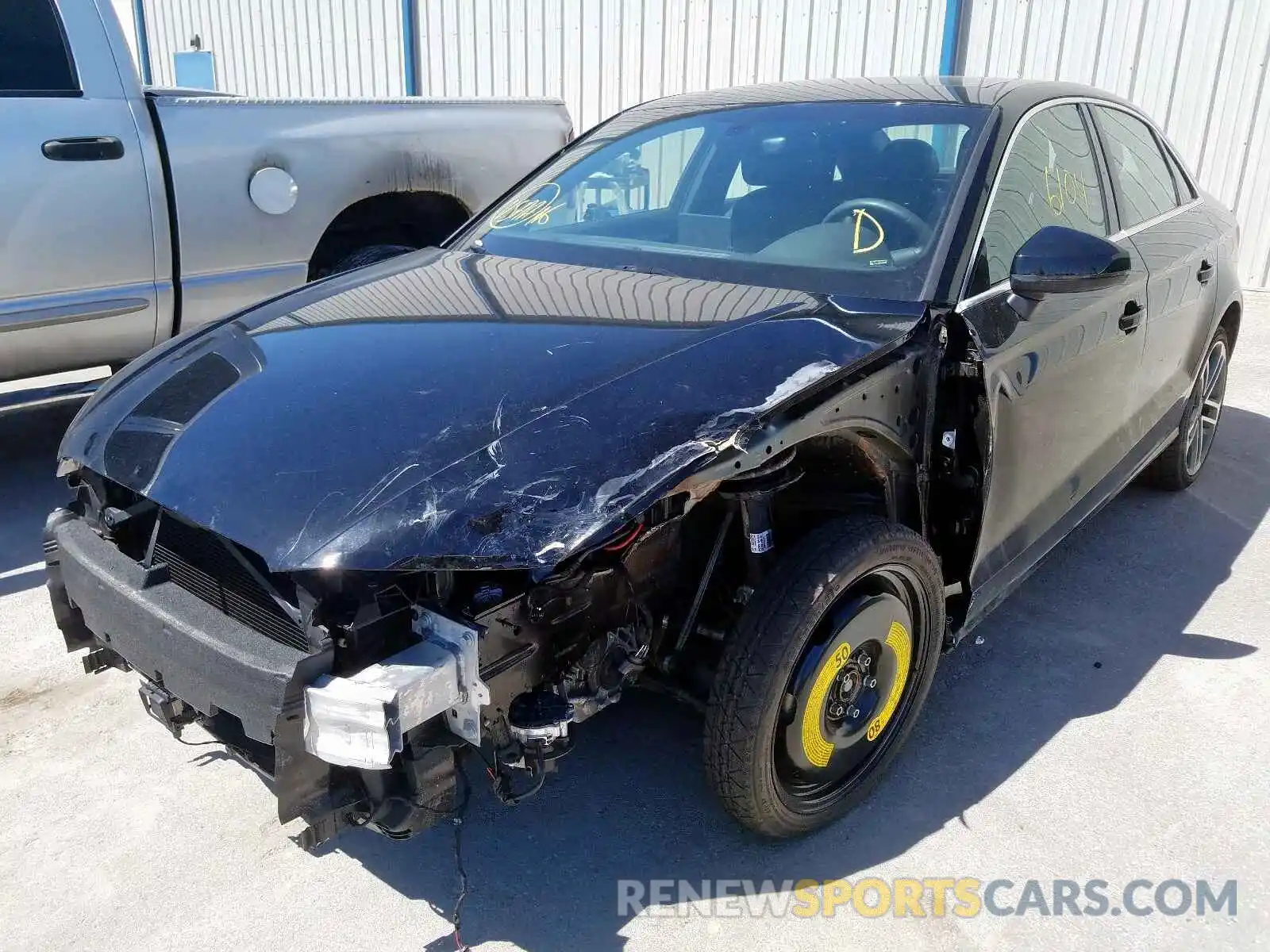 2 Photograph of a damaged car WAUAUGFF3K1014014 AUDI A3 2019