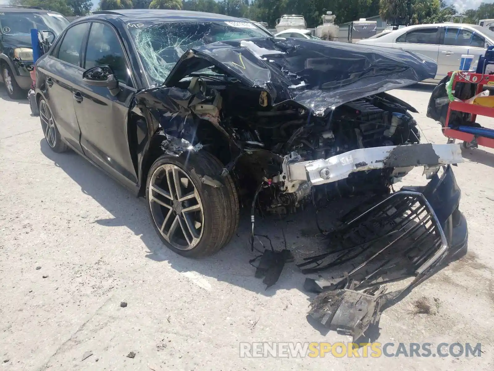 1 Photograph of a damaged car WAUAUGFF3K1022937 AUDI A3 2019