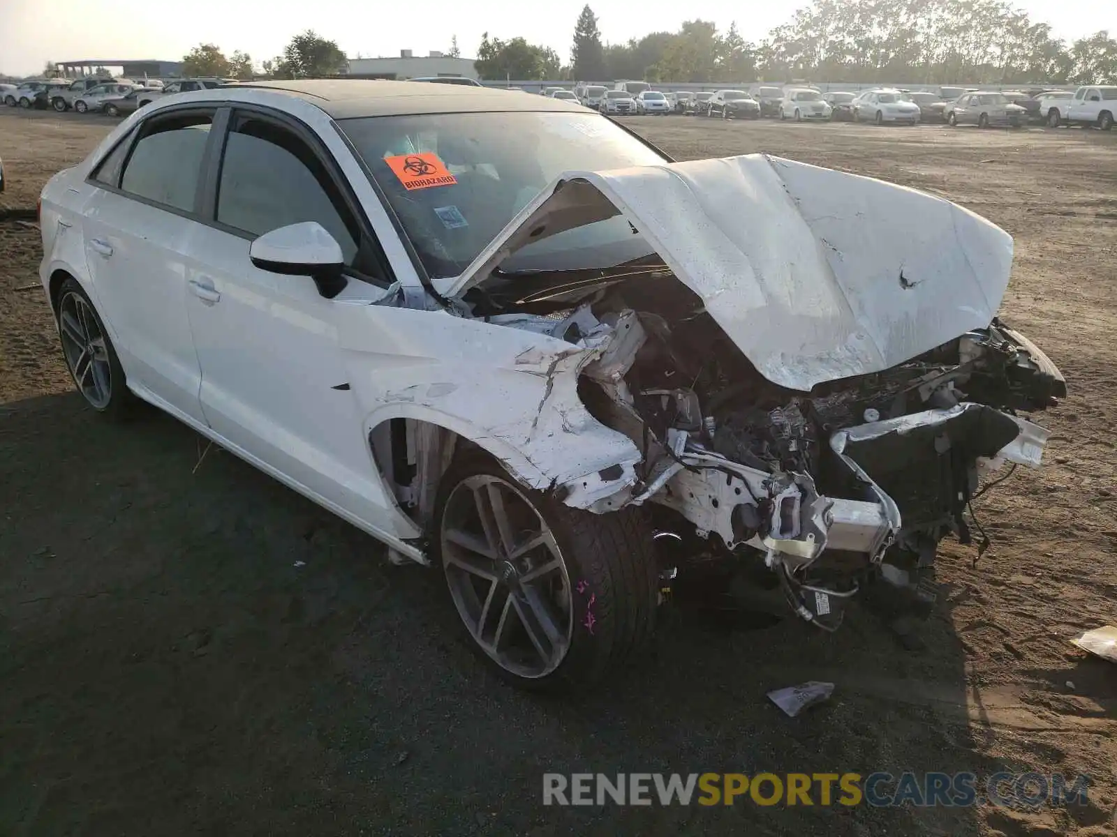 1 Photograph of a damaged car WAUAUGFF3KA098819 AUDI A3 2019