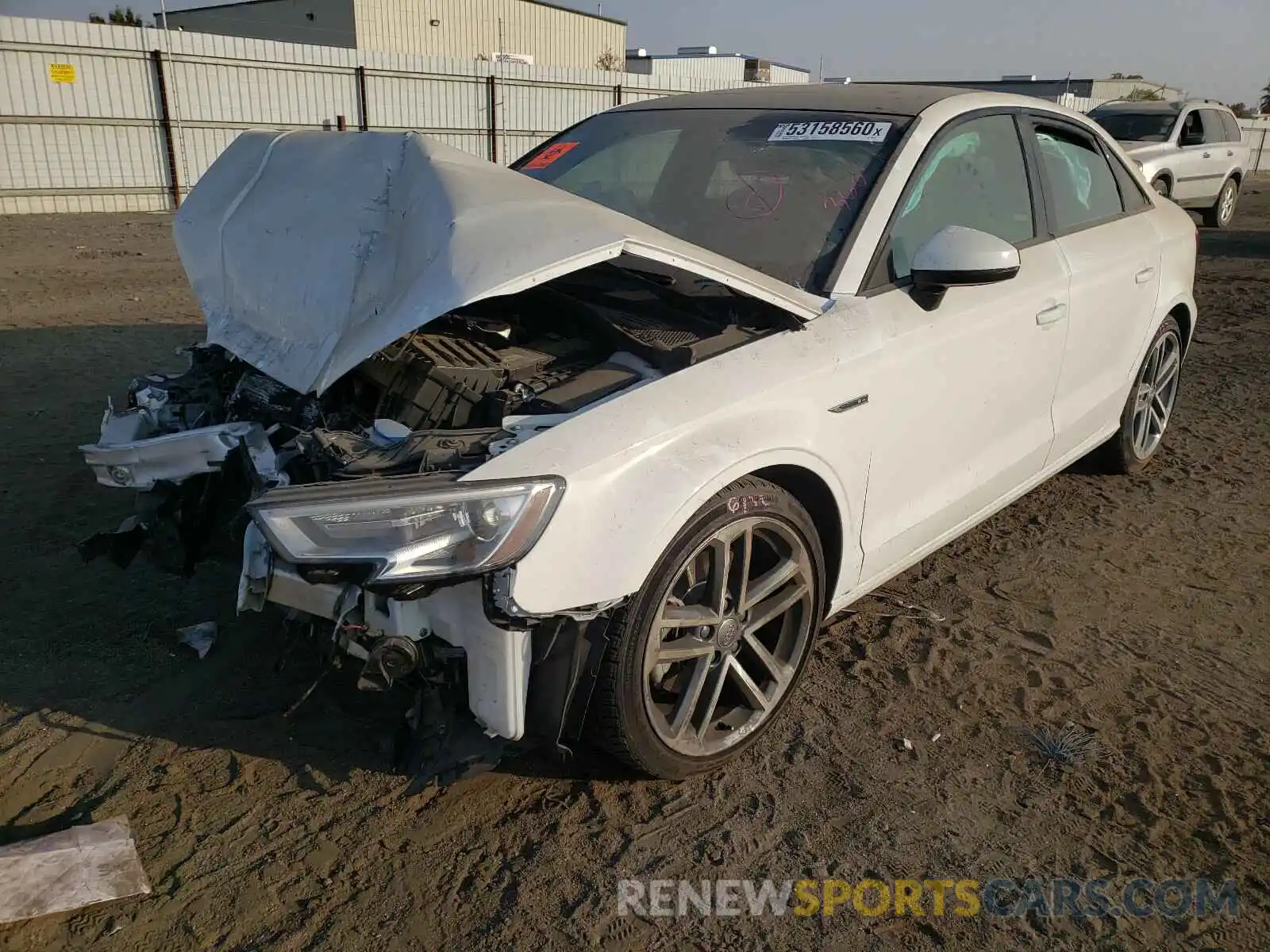 2 Photograph of a damaged car WAUAUGFF3KA098819 AUDI A3 2019