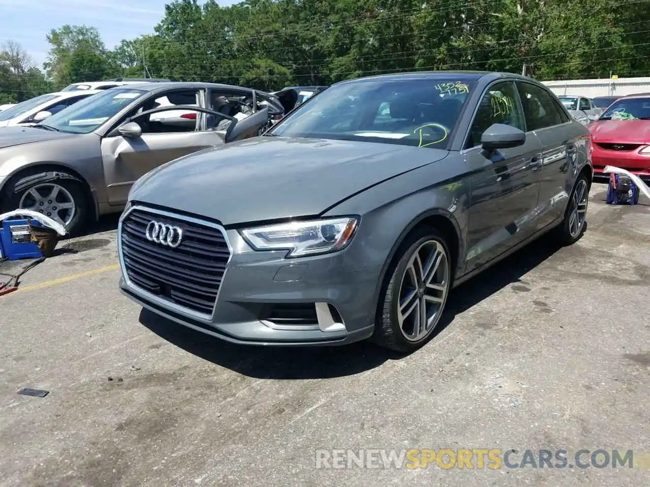 2 Photograph of a damaged car WAUAUGFF4K1014278 AUDI A3 2019