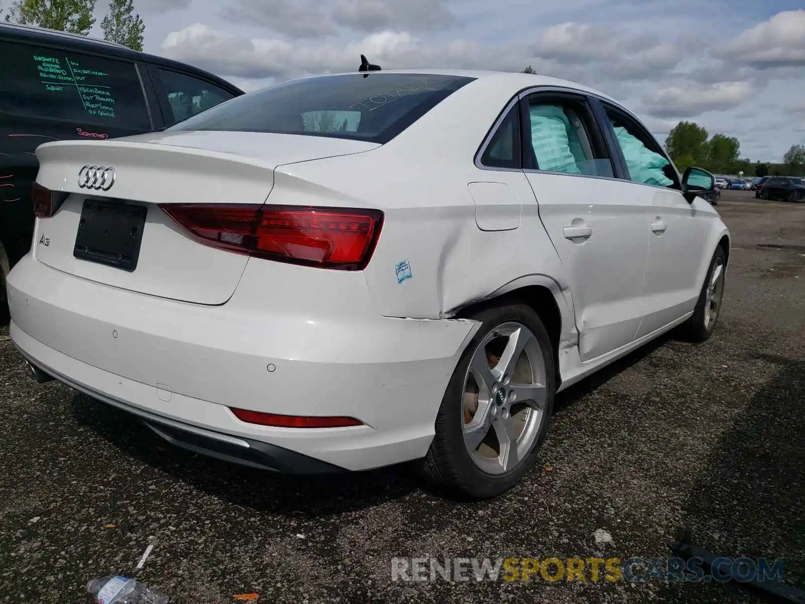 4 Photograph of a damaged car WAUAUGFF4K1024454 AUDI A3 2019