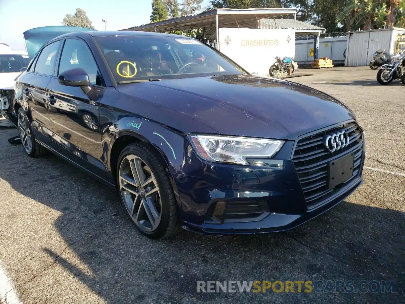 1 Photograph of a damaged car WAUAUGFF4KA100710 AUDI A3 2019