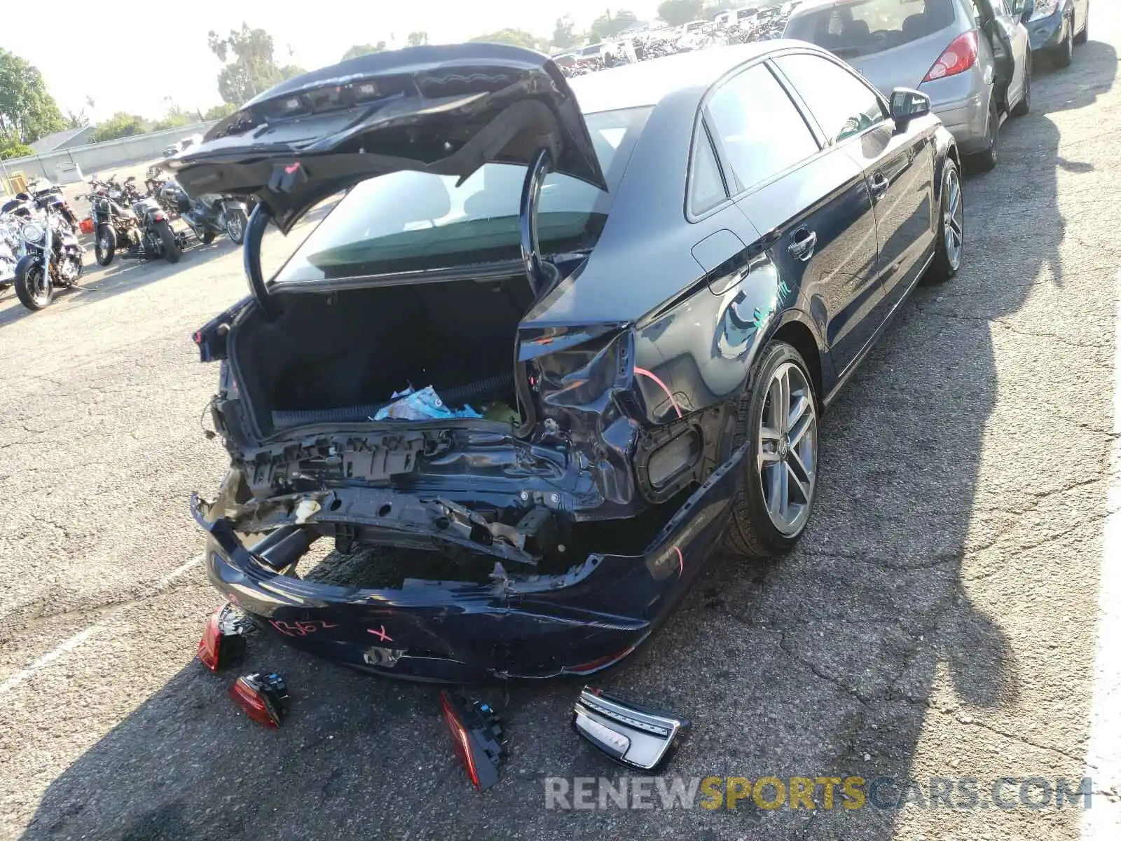 4 Photograph of a damaged car WAUAUGFF4KA100710 AUDI A3 2019